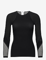 Wolford - Zen Pullover - long-sleeved tops - black/ash - 0
