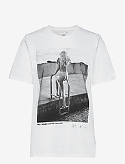 Wolford - Newton T Shirt - marškinėliai - multi-grey - 0