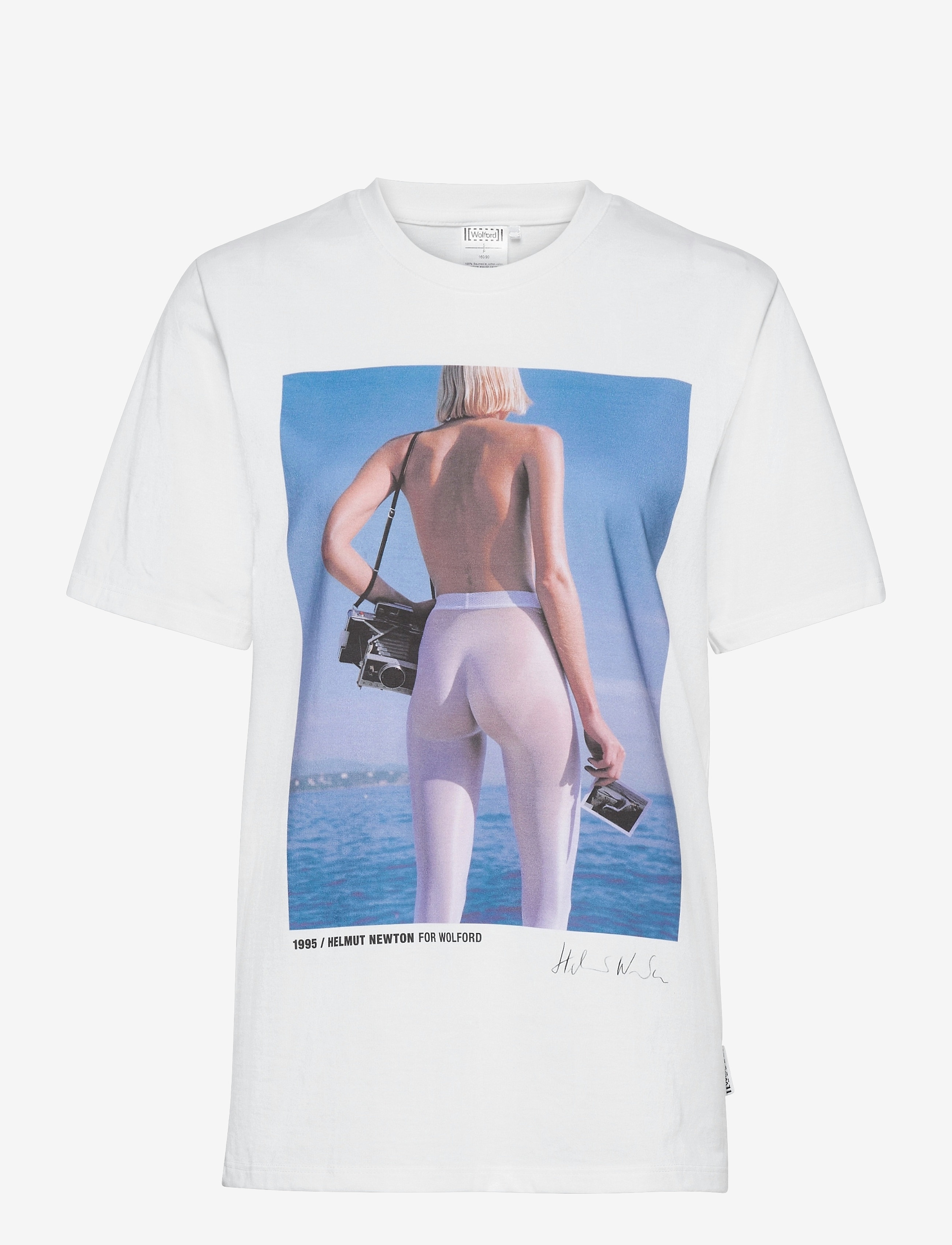 Wolford Newton T Shirt - Wolford - OCEAN BLUE / white