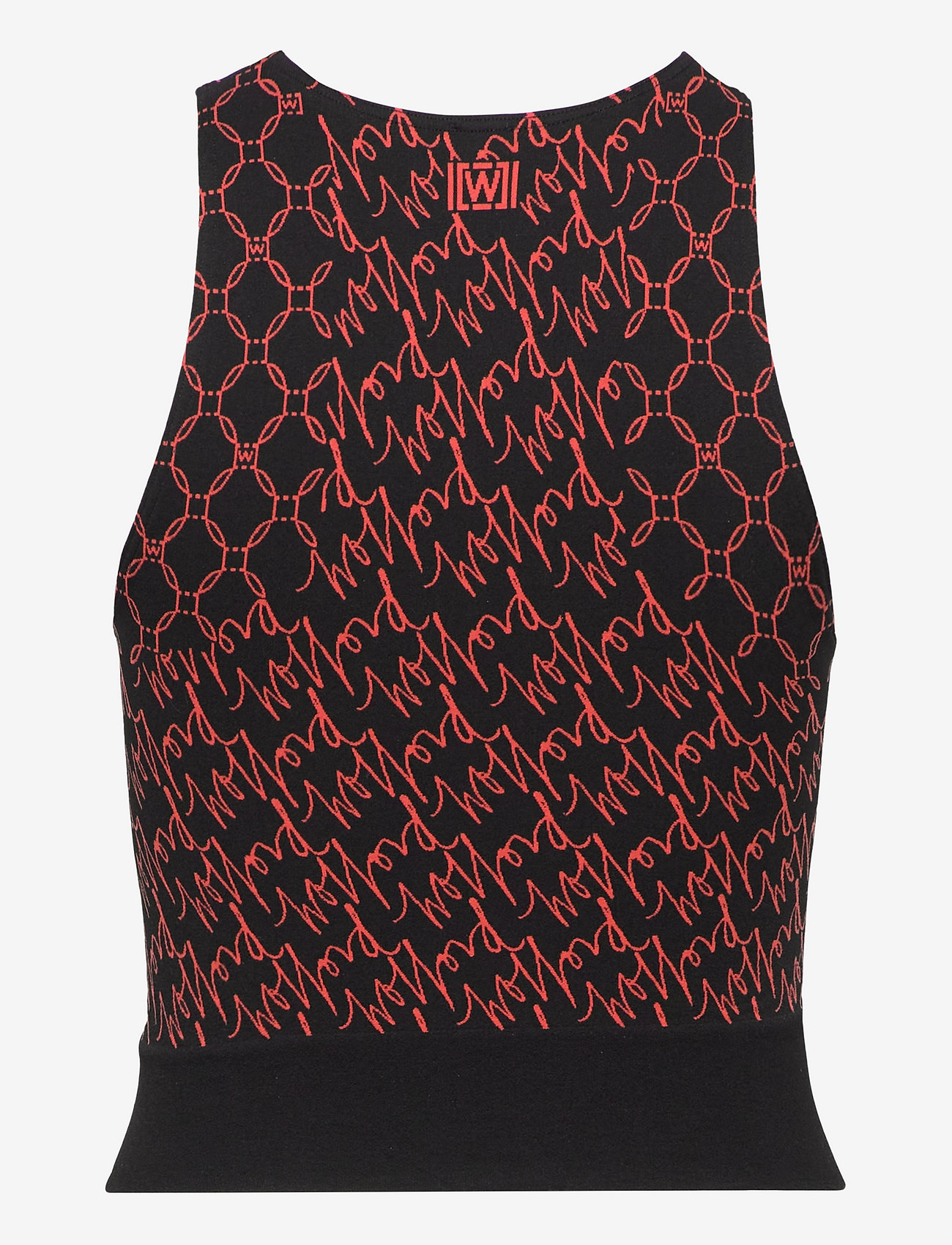 Wolford - Aurora Monogram Crop Top - nabapluusid - jasper/black - 1