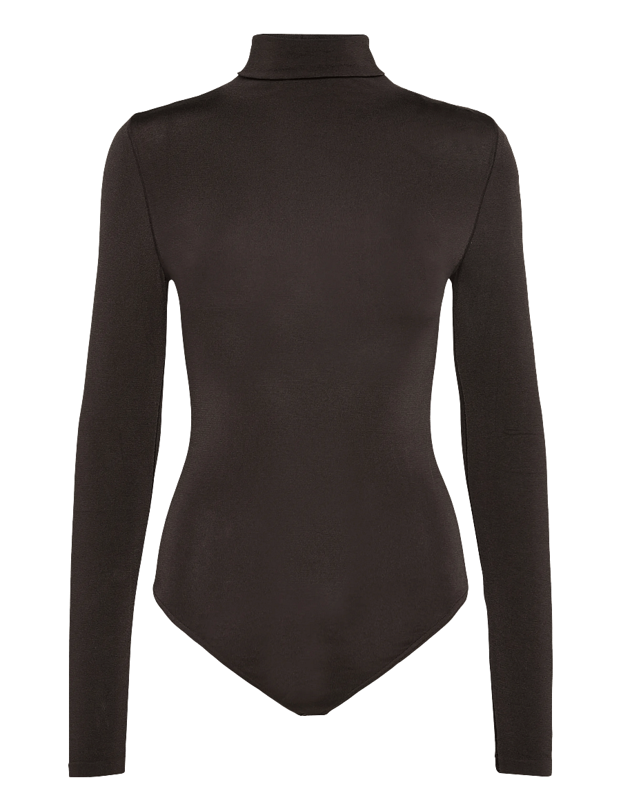 Wolford - Colorado String Body - kõrge kaelusega kudumid - dark wood - 1