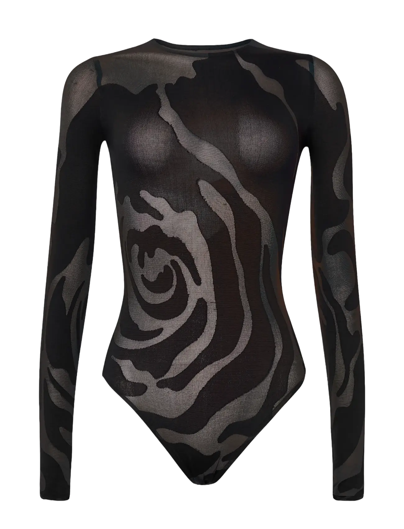 Wolford Rose Shadow String Body - Inspiration - BLACK/BLACK / black