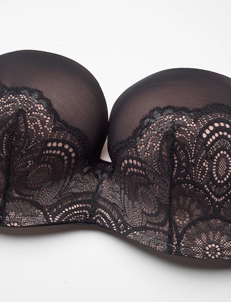 WONDERBRA - Refined Glamour Perfect Strapless - push up bh'er - black - 2