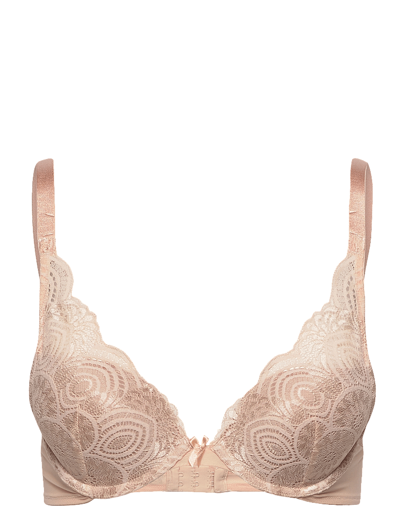 WONDERBRA - Glamour Refined Triangle Bra - plunge-rintaliivit - creamy pearl - 0