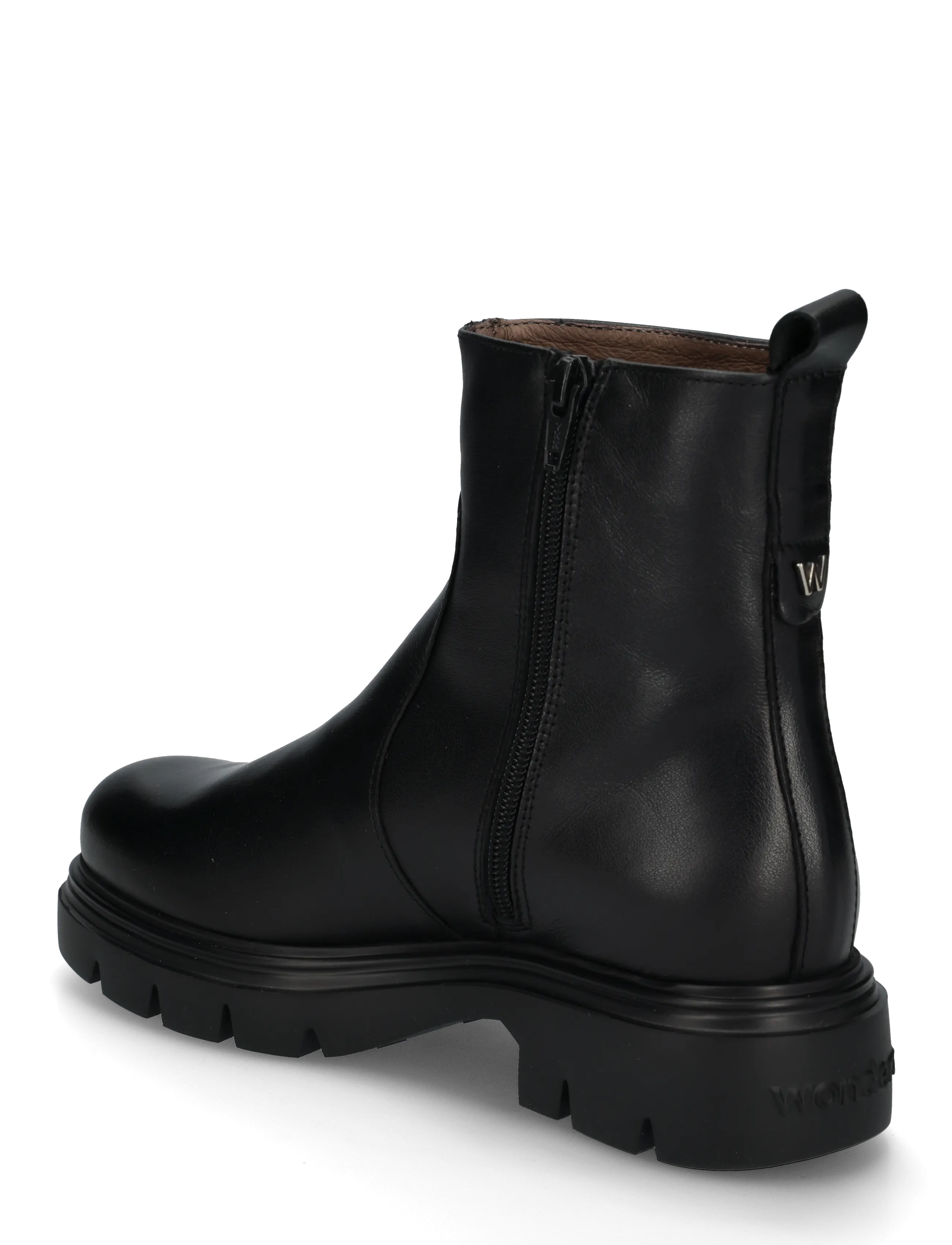 Wonders - BONES 05 - platta ankelboots - alice negro - 1