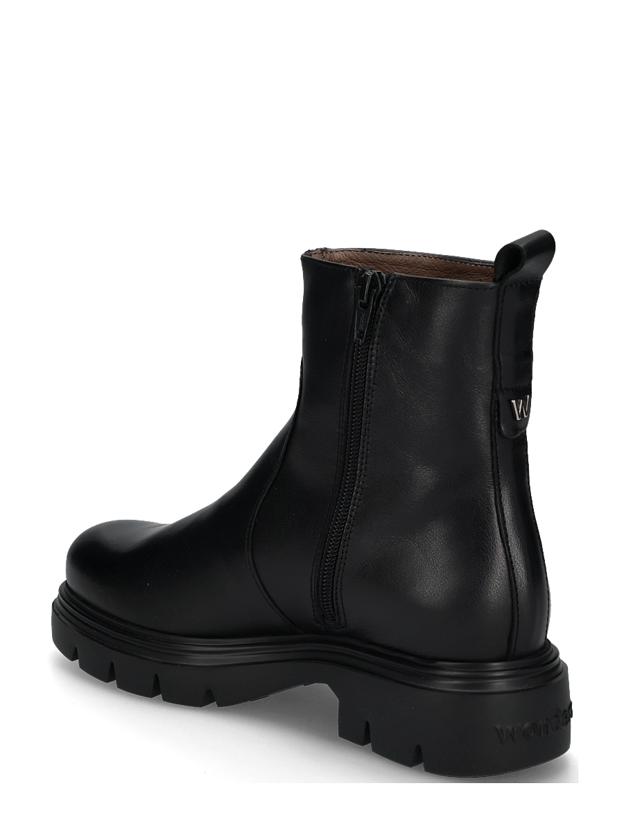 Wonders - BONES 05 - flat ankle boots - alice negro - 1
