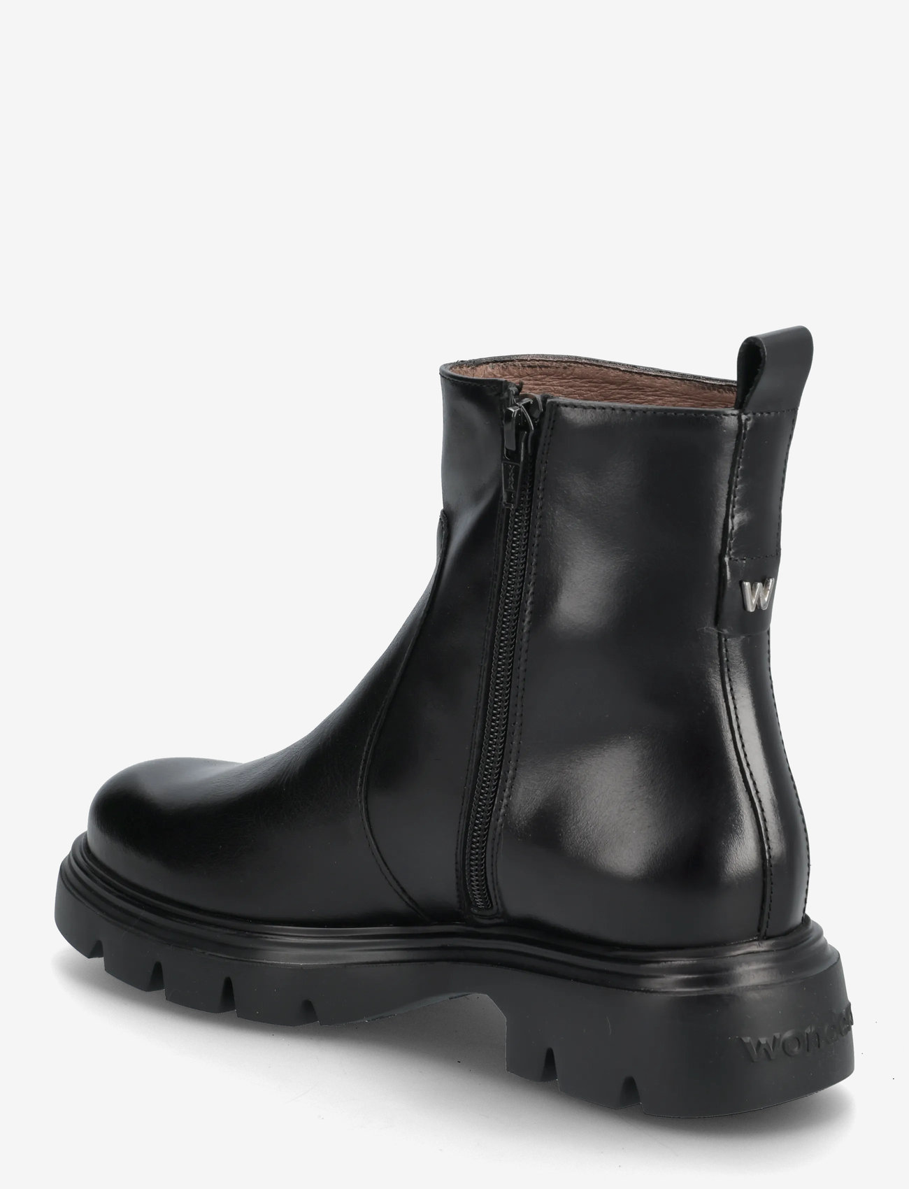 Wonders - BONES 05 - platta ankelboots - negro - 2