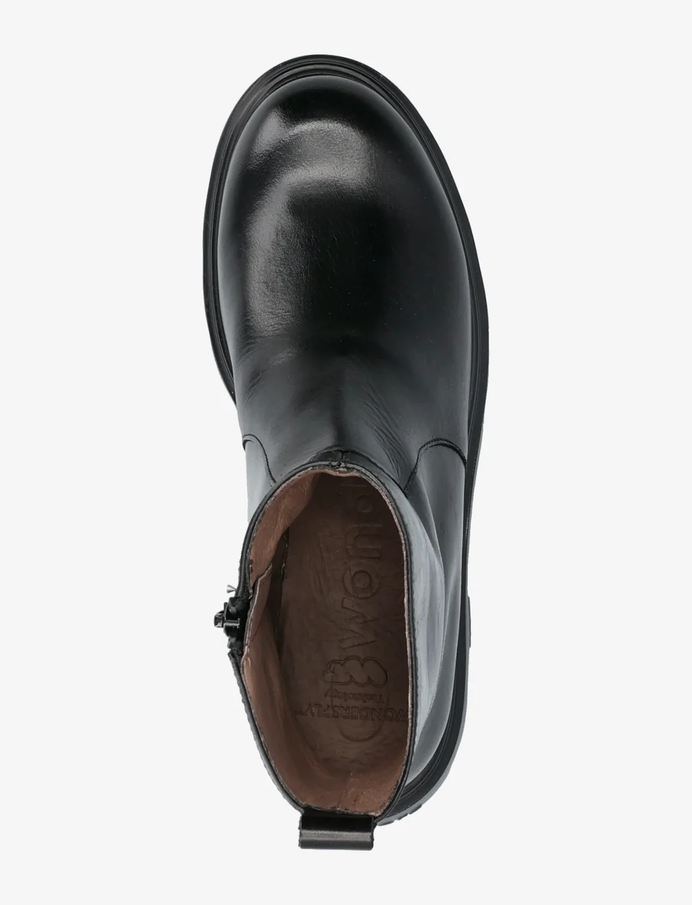 Wonders - BONES 05 - platta ankelboots - negro - 3