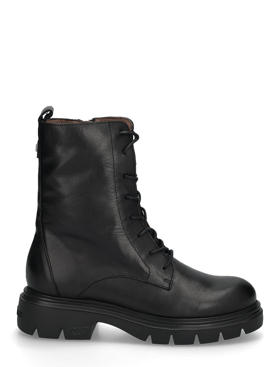 Wonders - BONES 13 - geschnürte stiefel - alice negro - 2
