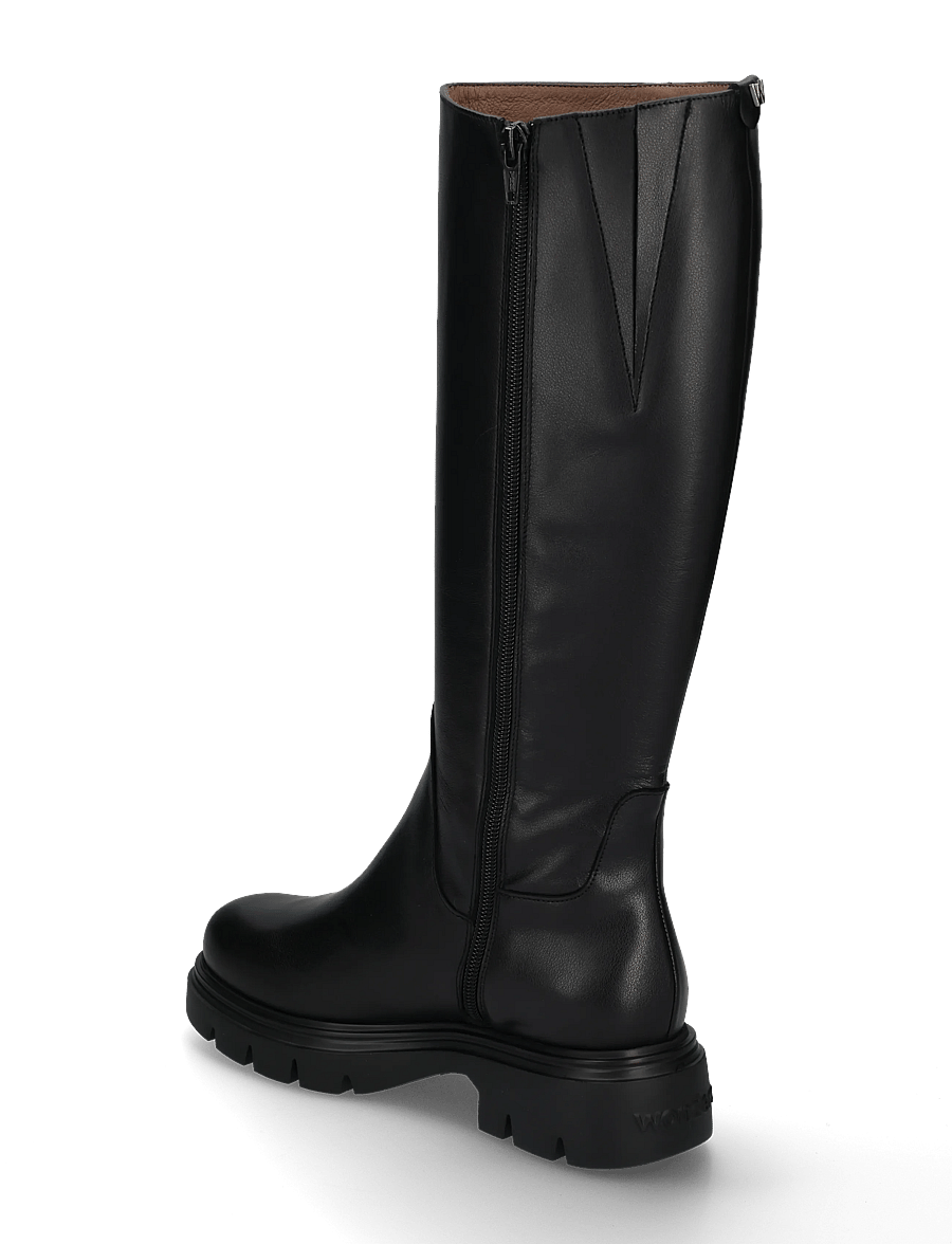 Wonders - BONES 17 - kniehohe stiefel - alice negro - 1