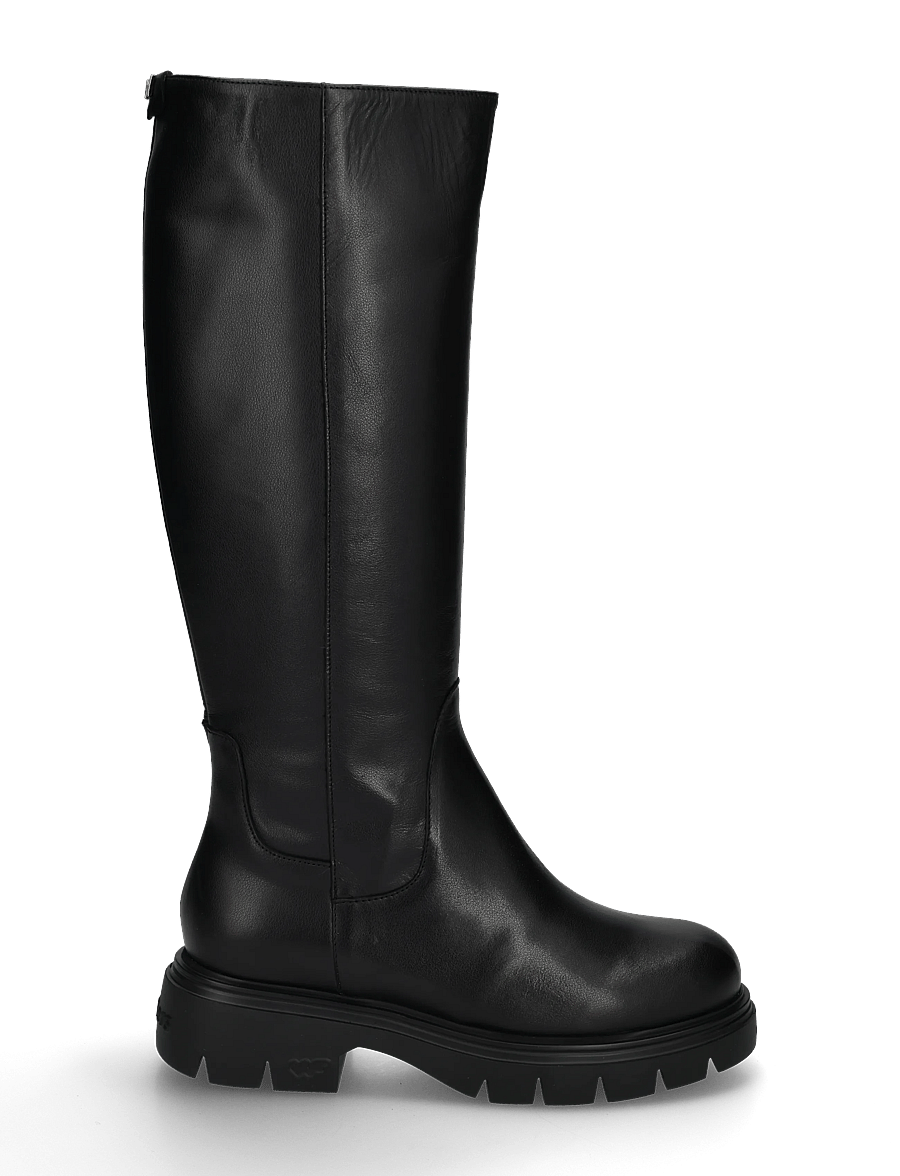 Wonders - BONES 17 - kniehohe stiefel - alice negro - 2