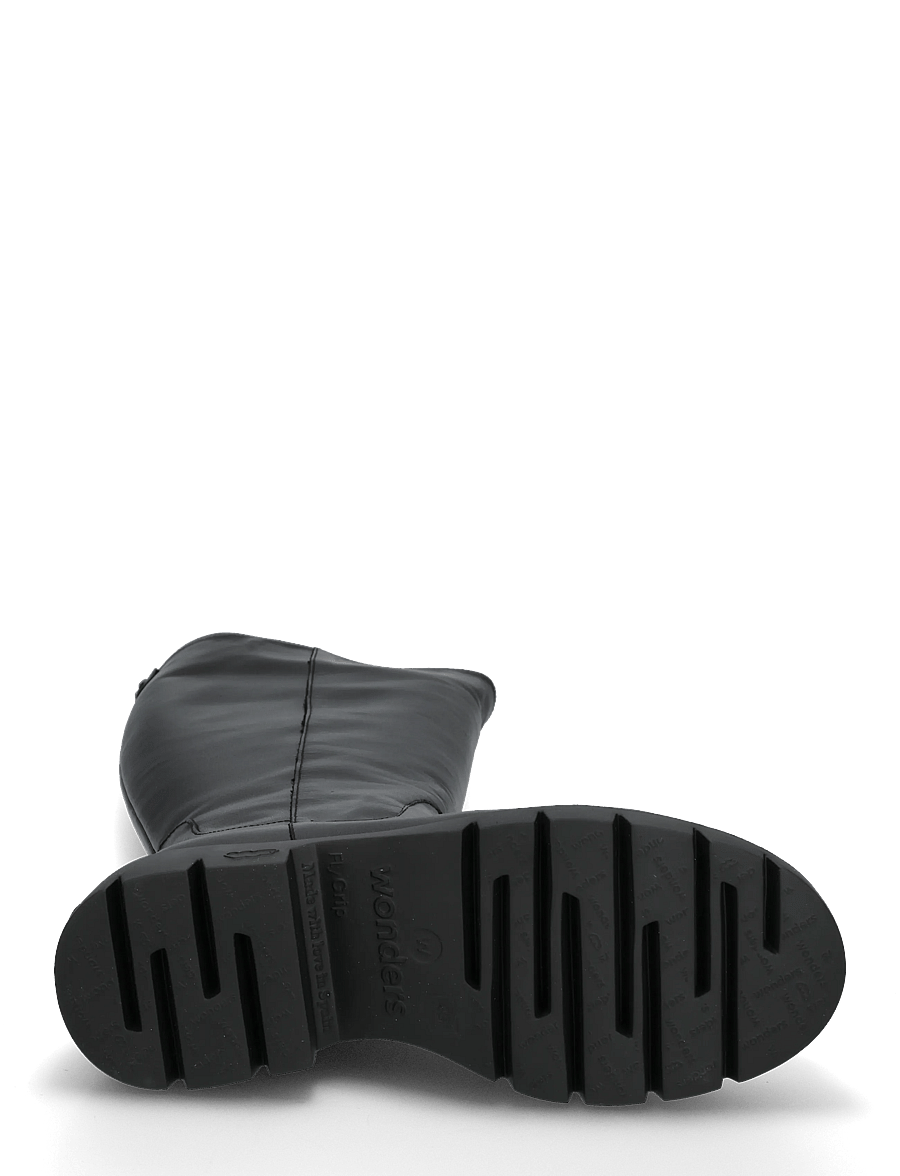 Wonders - BONES 17 - kniehohe stiefel - alice negro - 4