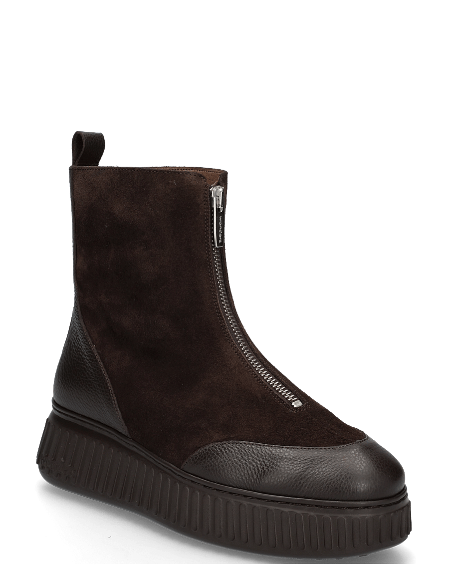 Wonders - XFLY 02 - flache stiefeletten - wild/charm coffe/test - 0