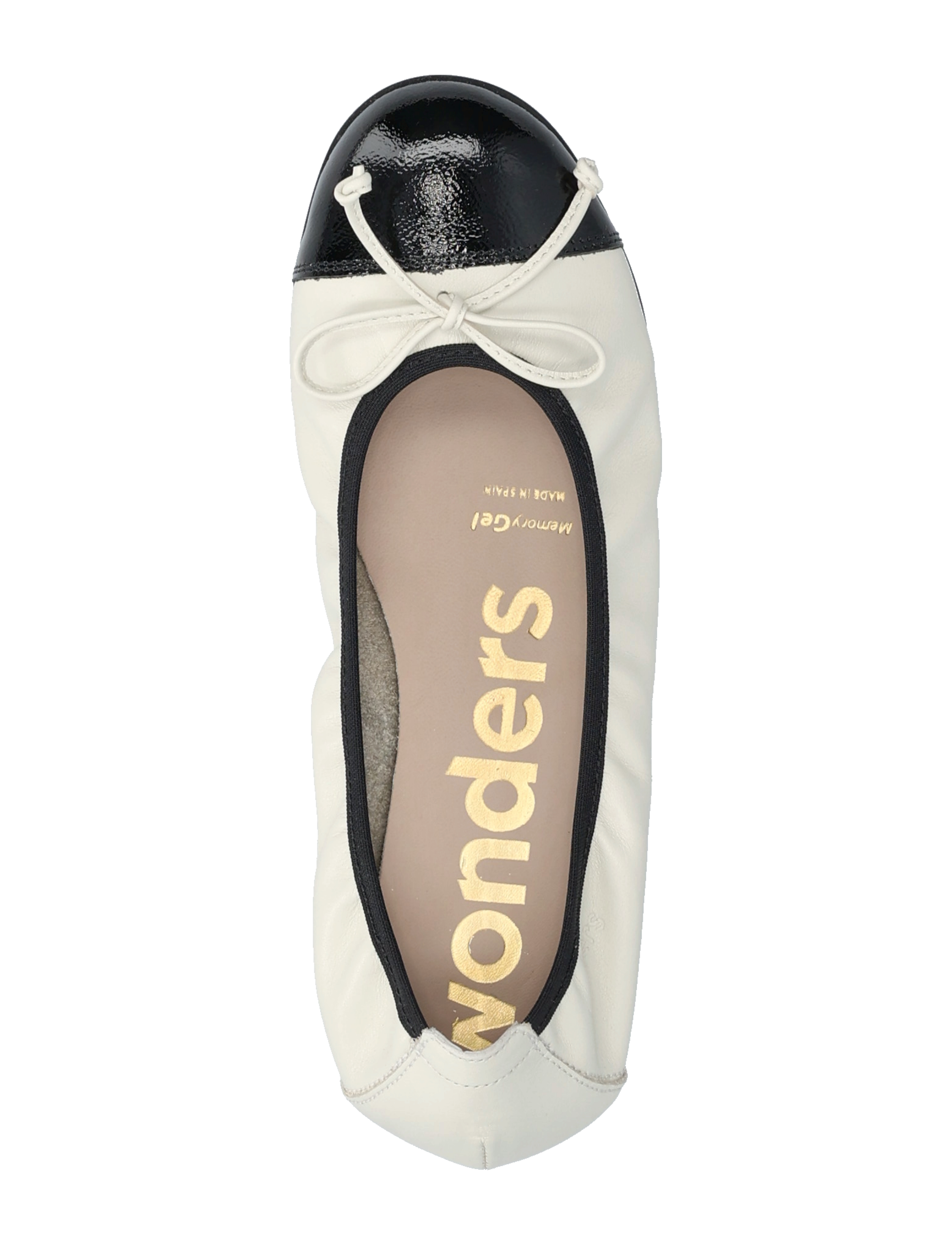 Wonders - SELENE - ballerinaer - negro/off - 3