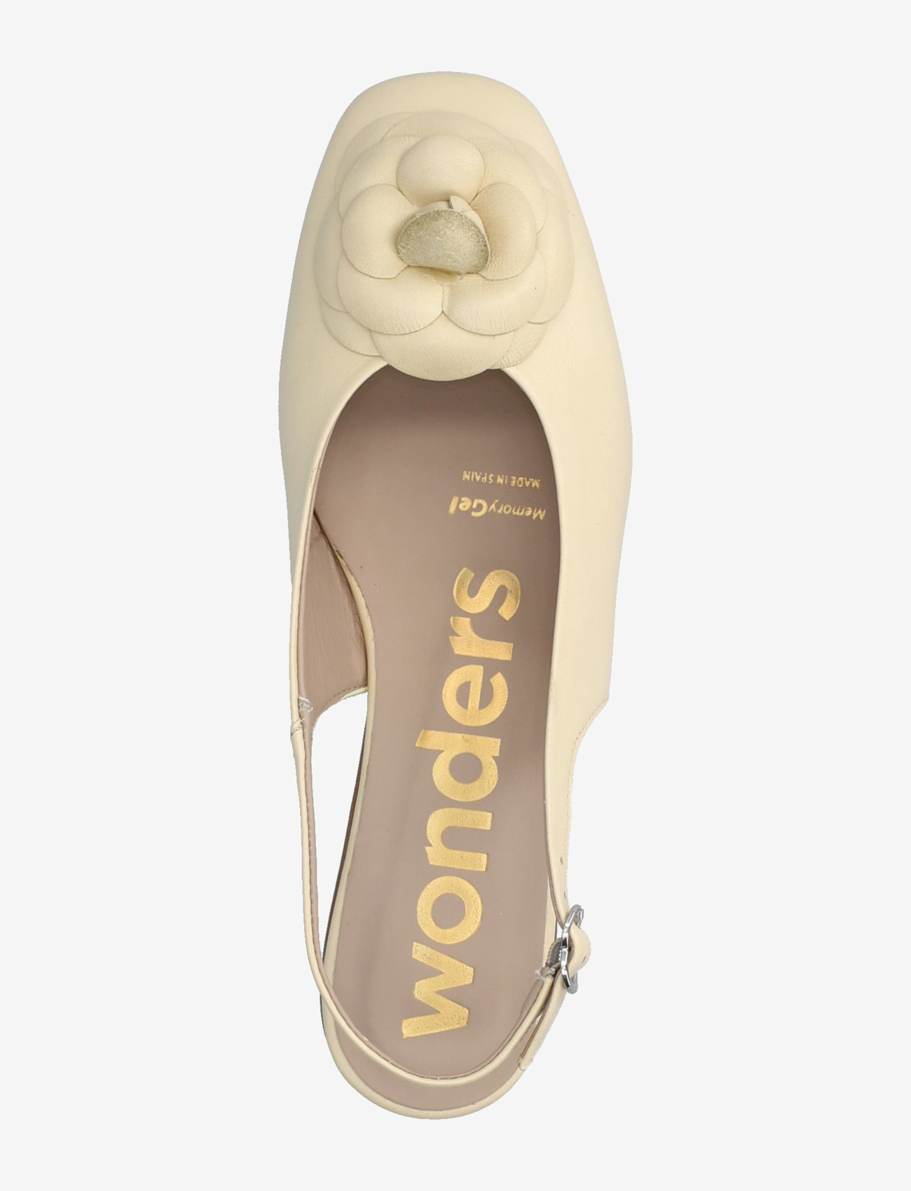 Wonders - PEPA 40 - flat slingbacks - vanila - 3
