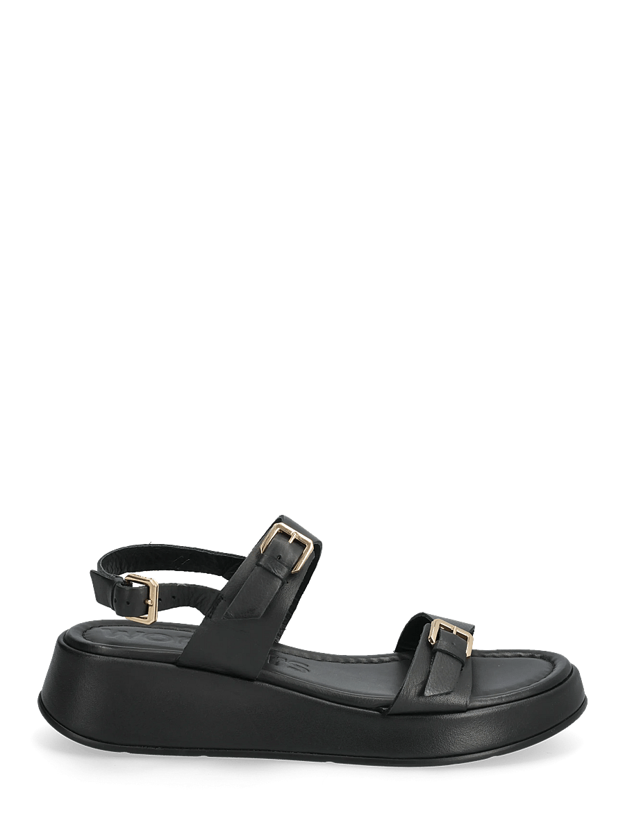 Wonders - YUNA 57 - plateau-sandalen - negro - 1