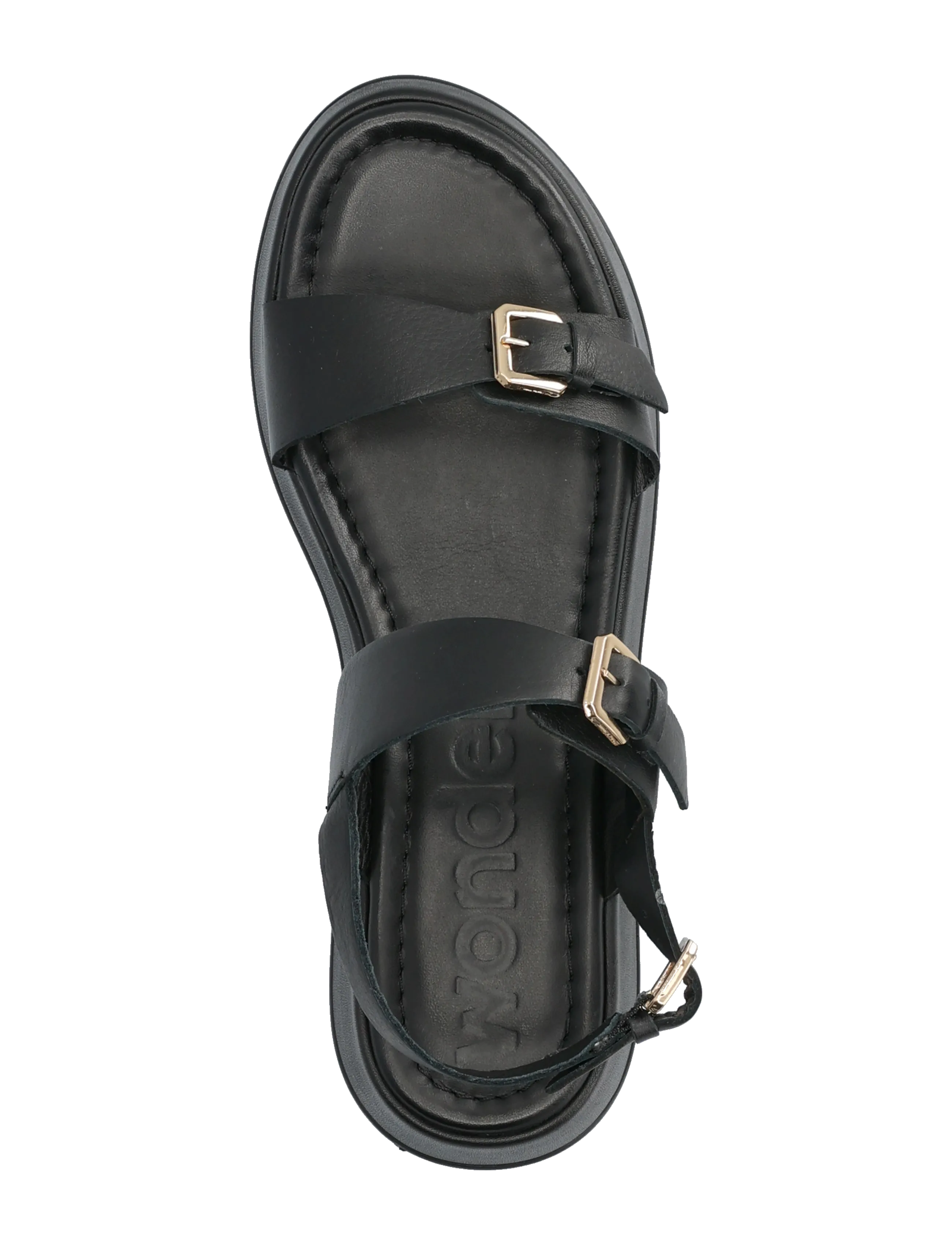 Wonders - YUNA 57 - plateau-sandalen - negro - 3