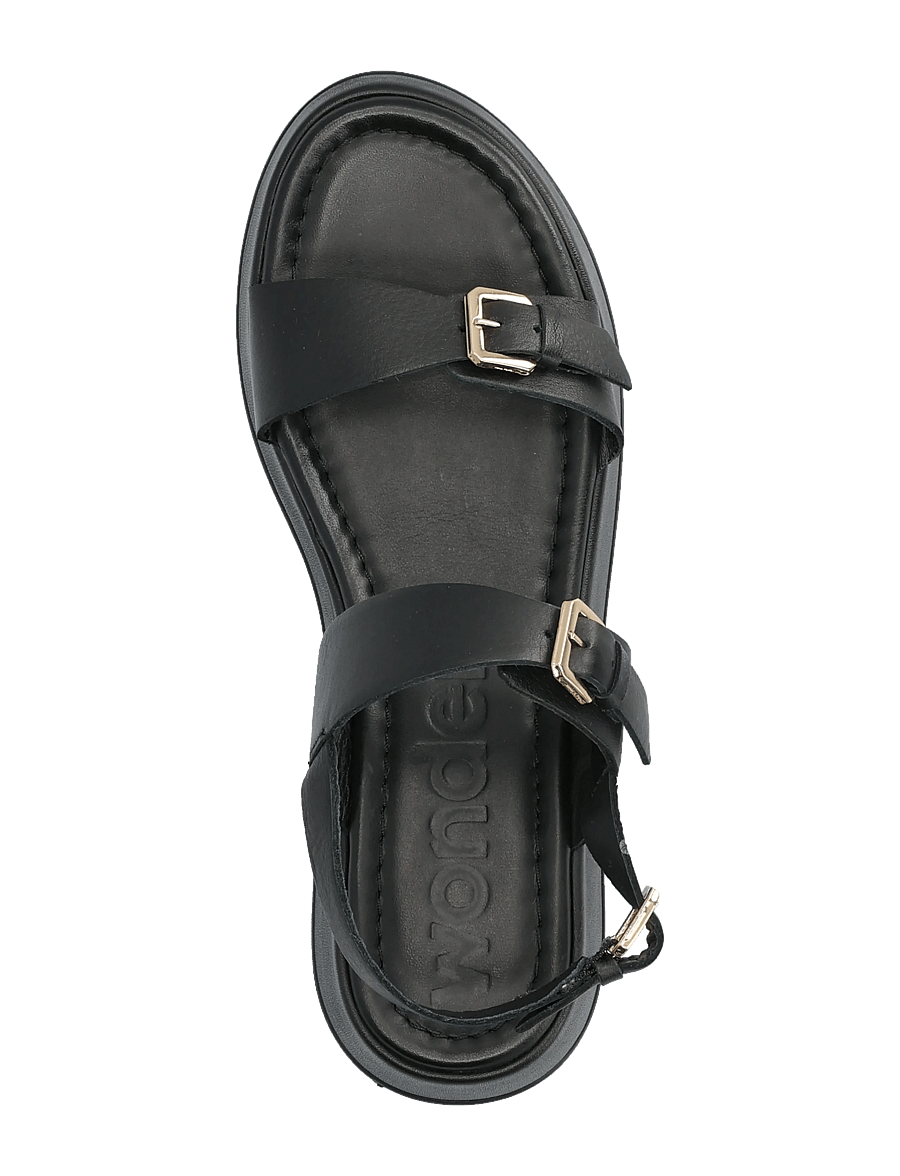 Wonders - YUNA 57 - plateau-sandalen - negro - 3