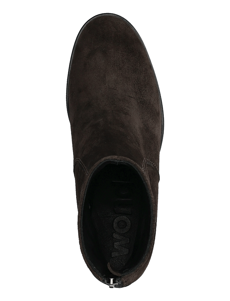 Wonders - BLAZE 04 - kontsaga poolsaapad - suede smog - 3