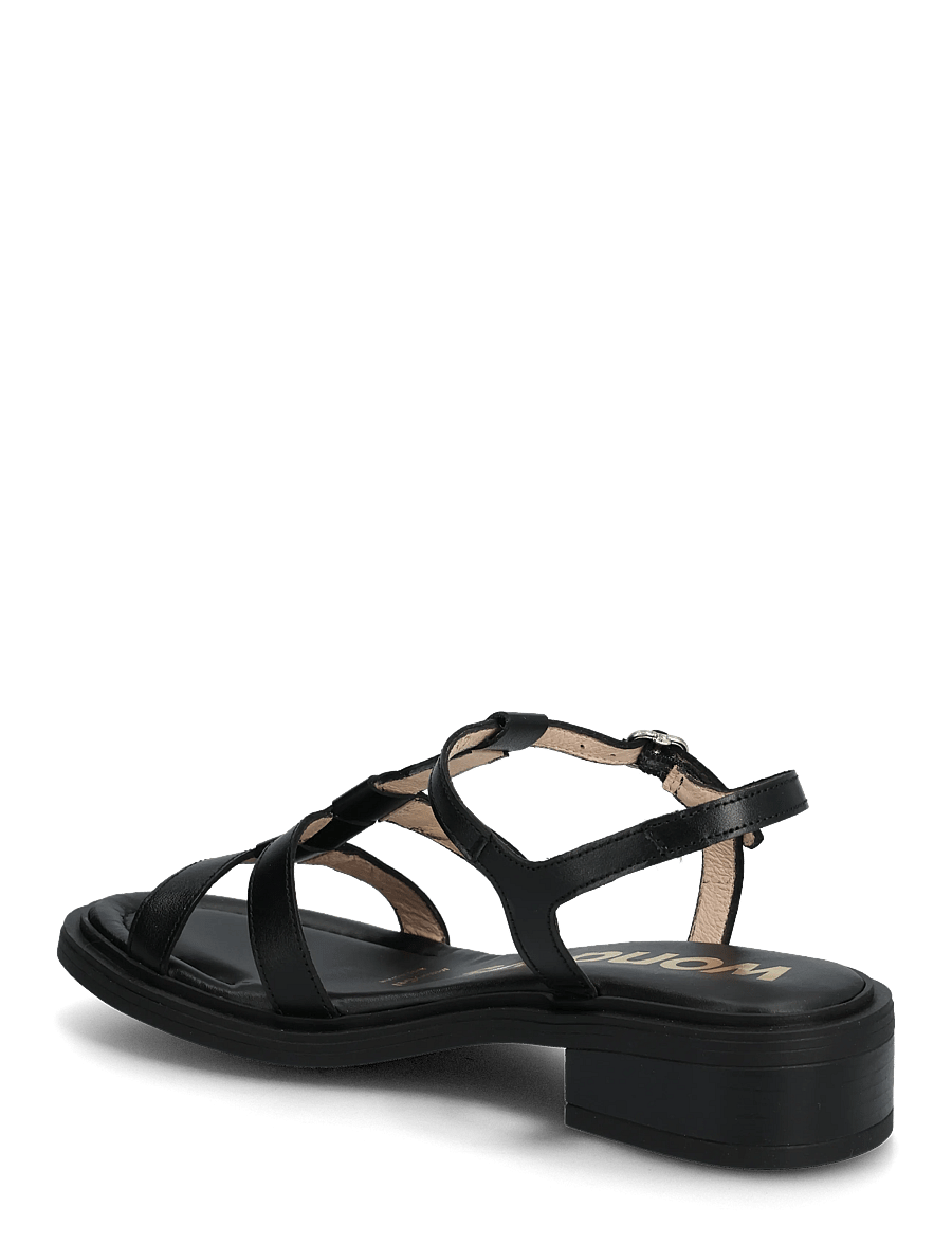 Wonders - JANET - gladiatorsandaler - negro - 2