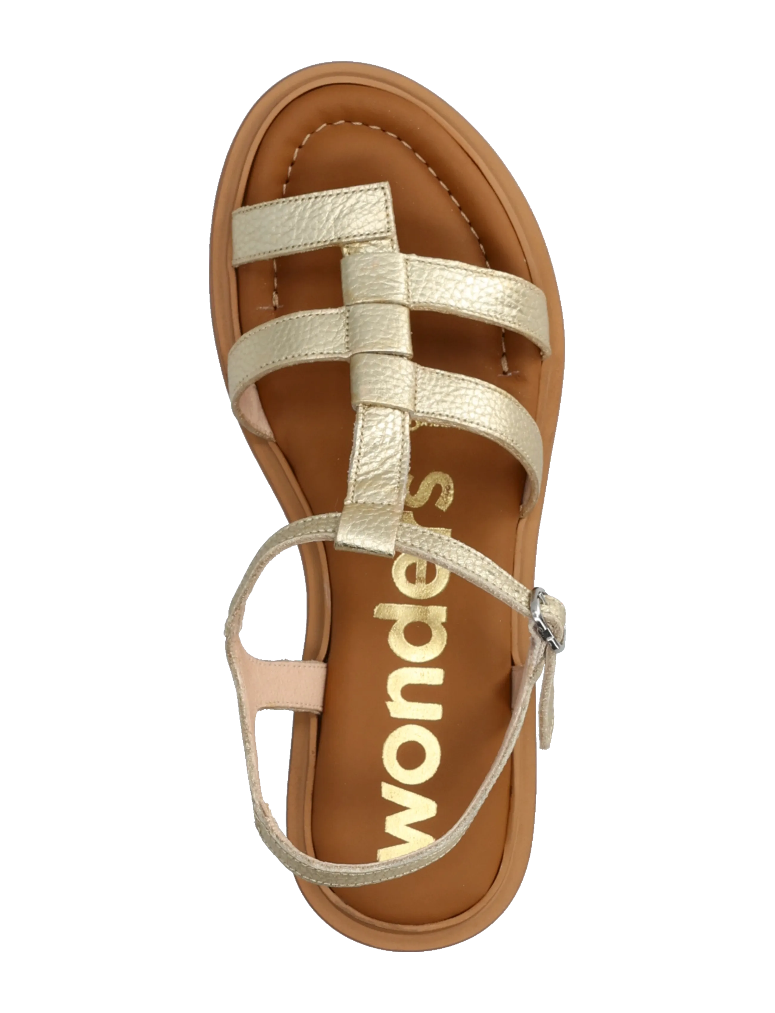 Wonders - JANET - flade sandaler - platino - 3