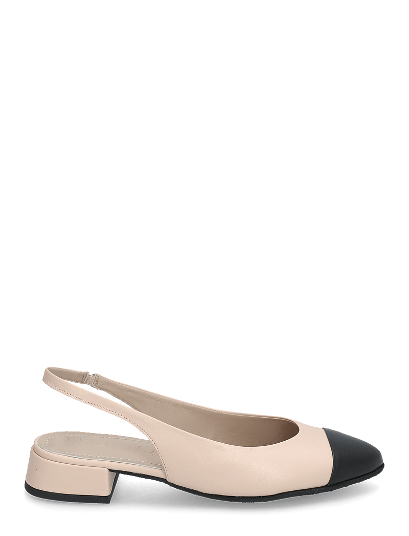 Wonders - GILA - flache slingbacks - negro/palo - 1