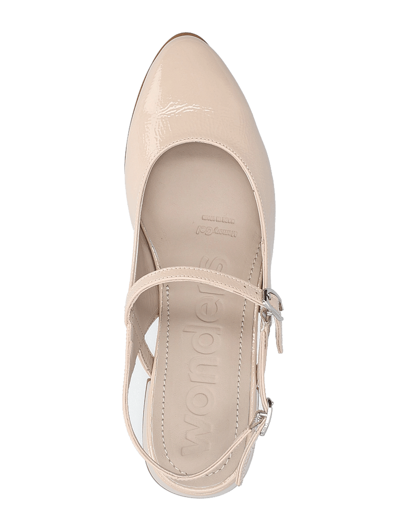 Wonders - ORIANA - flache slingbacks - palo - 3