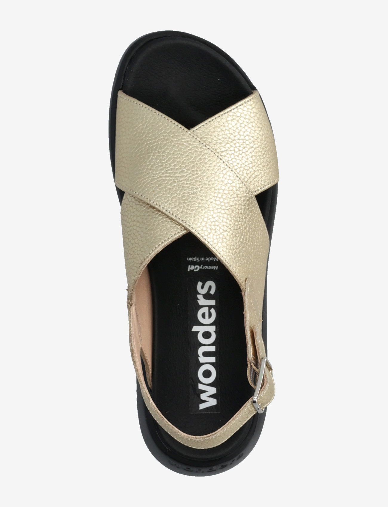 Wonders - ULA - flade sandaler - platino - 3