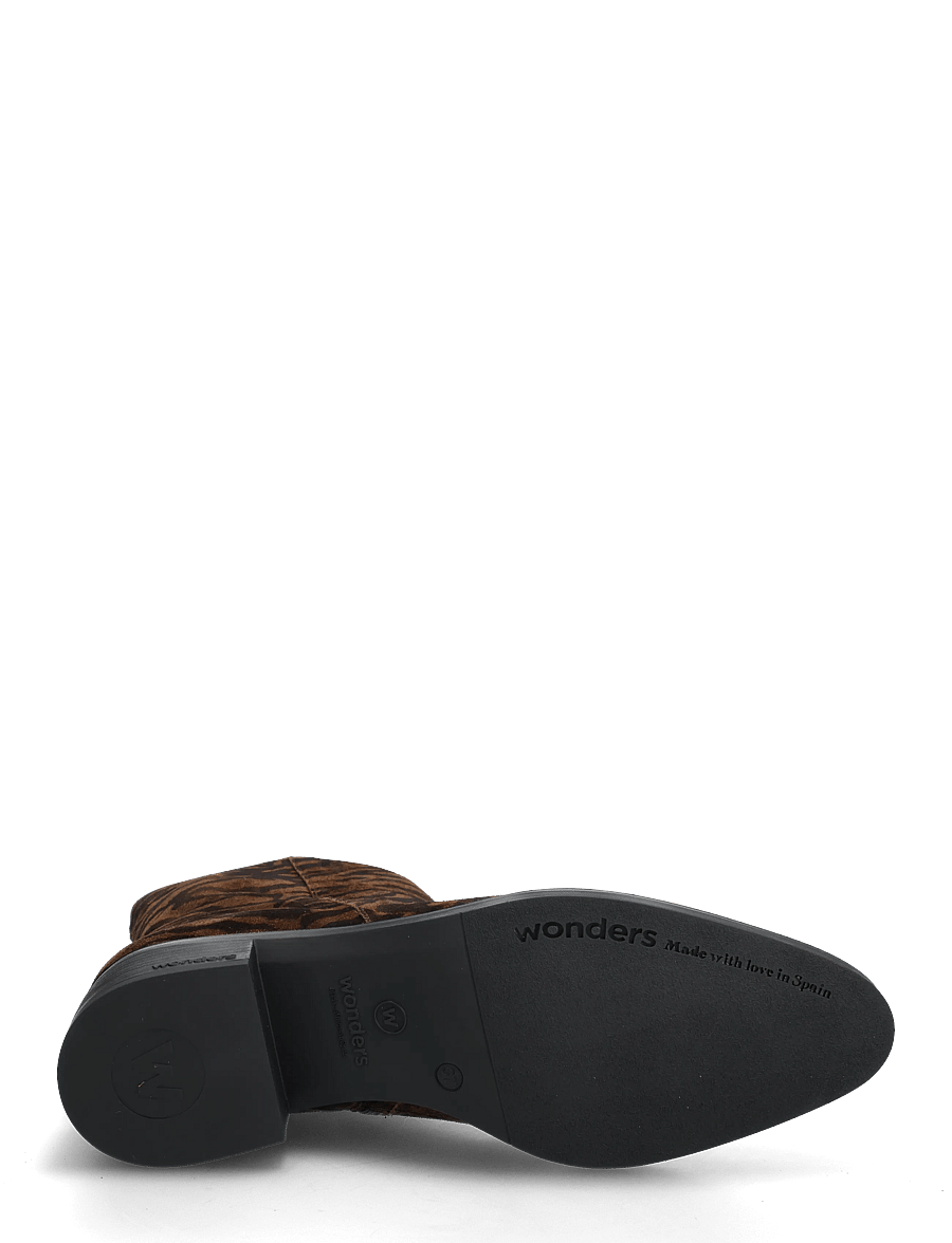 Wonders - BONJOUR 01 - ankelboots med hæl - tabac - 4