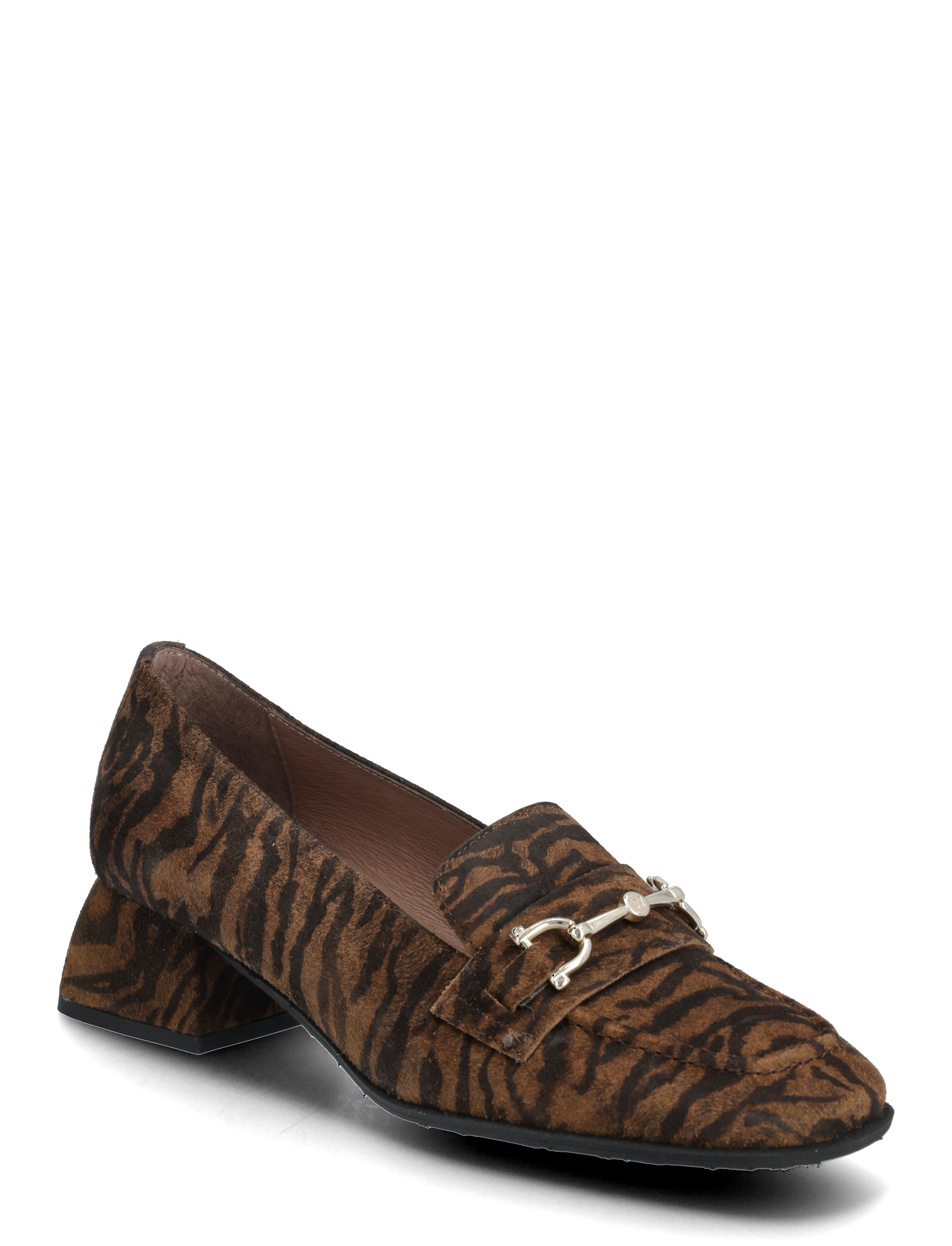 Wonders Fleur 03, Kvinder, Dyreprint Bit Loafers, Brun, Str: 36