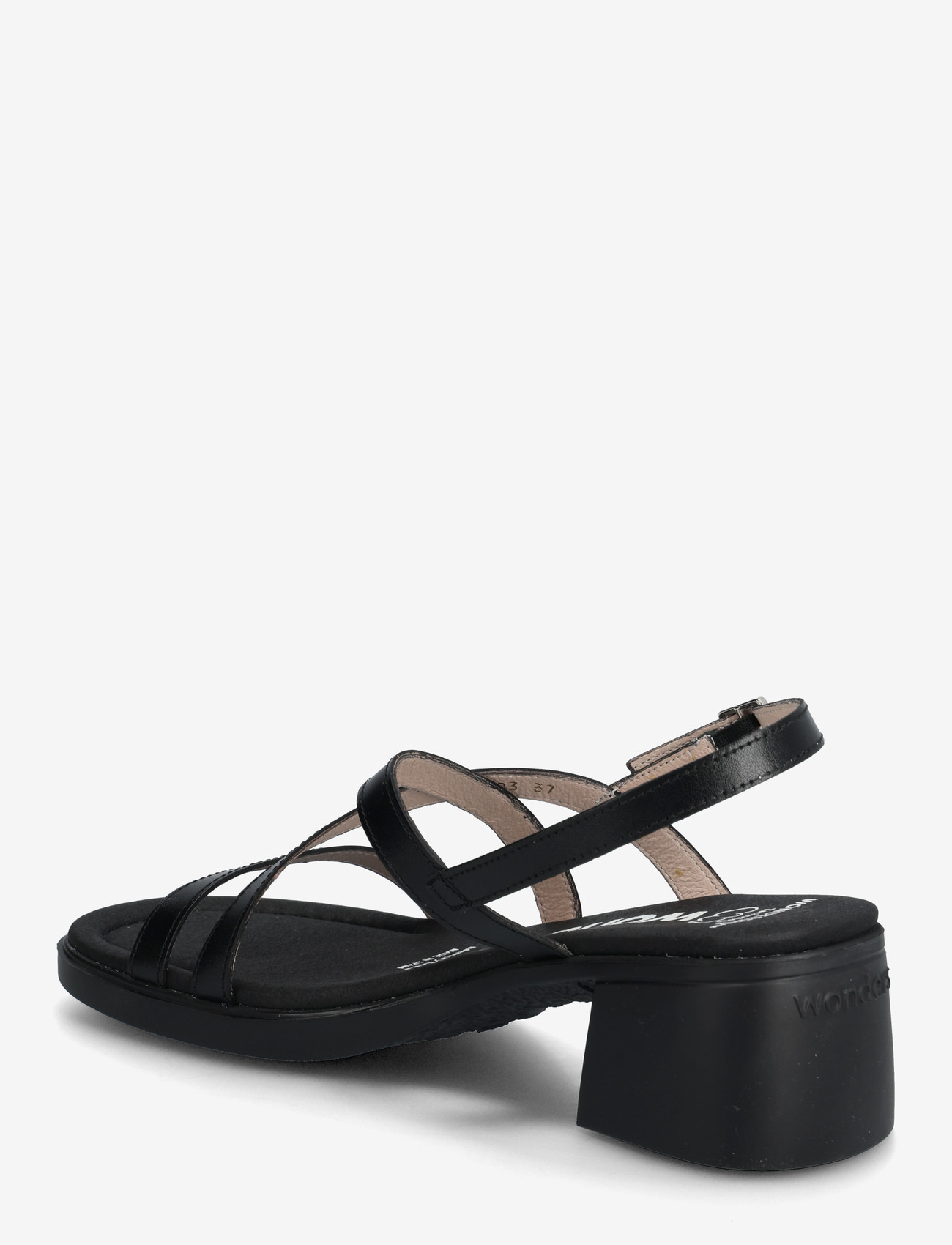 Wonders - MOAI 03 - högklackade slingbacks - negro - 2
