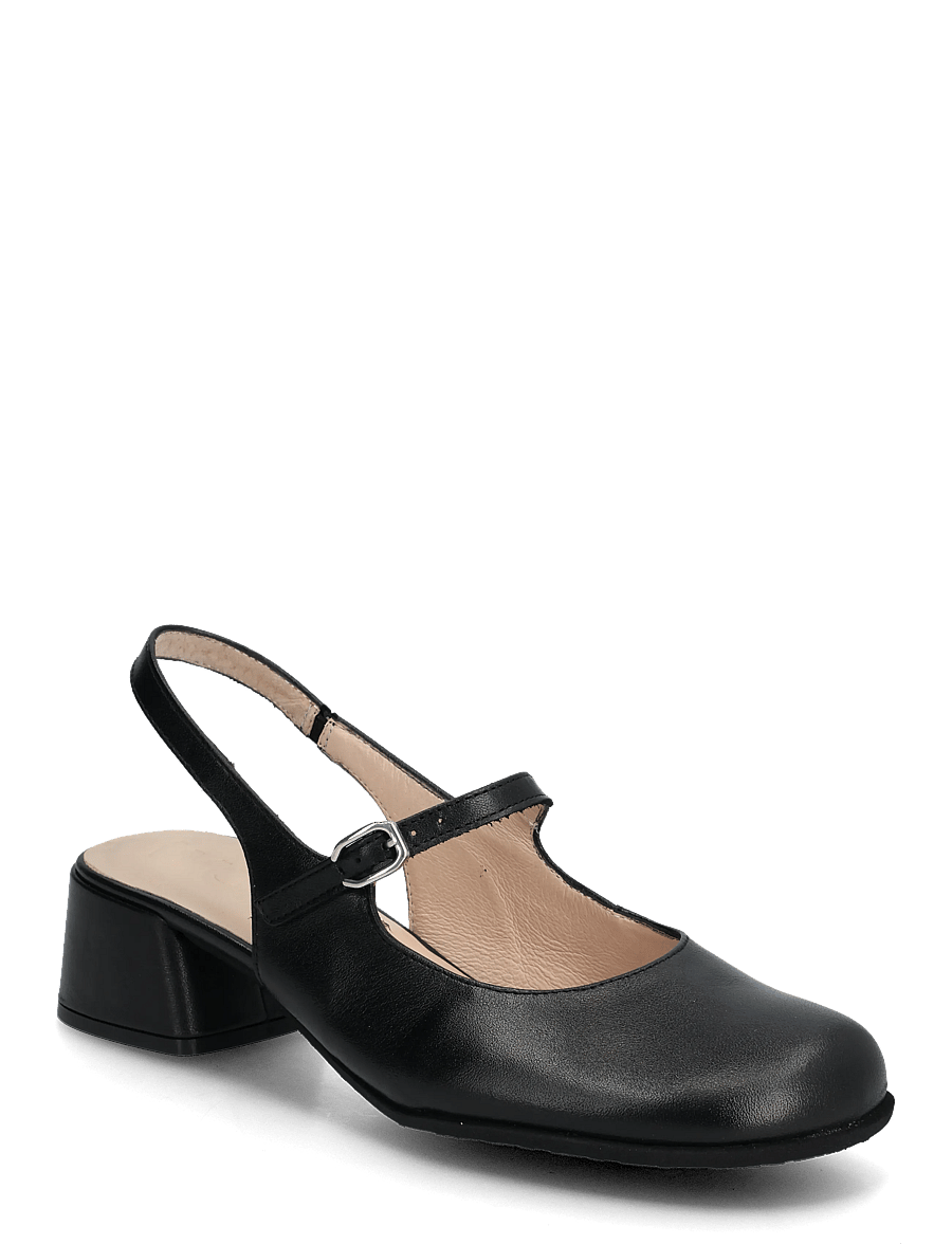 Wonders - BRUMA 01 - heeled slingbacks - negro - 0