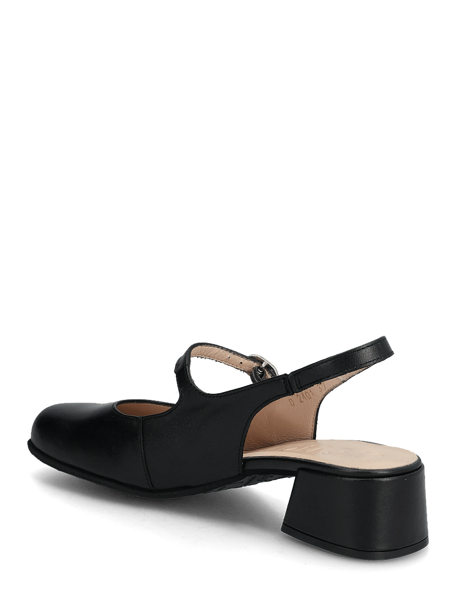 Wonders - BRUMA 01 - heeled slingbacks - negro - 2