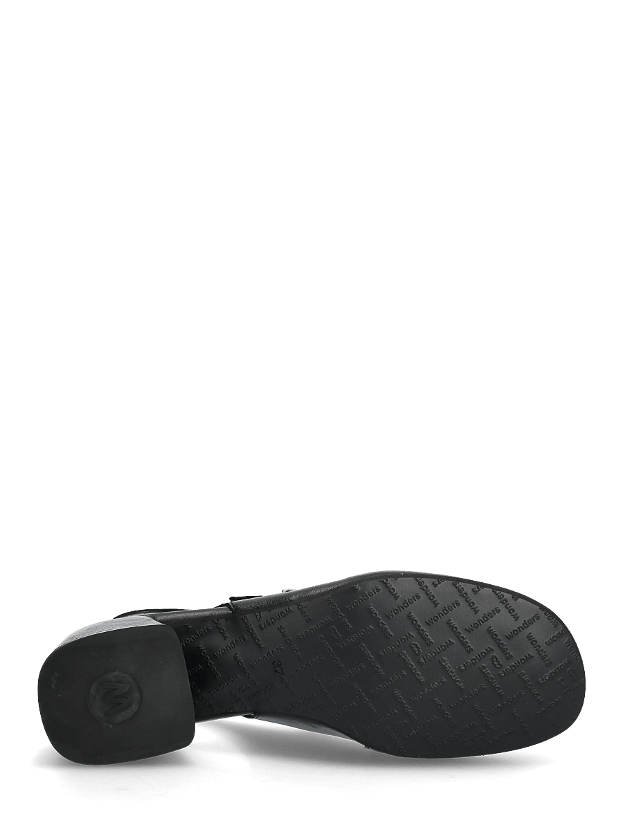 Wonders - BRUMA 01 - heeled slingbacks - negro - 4