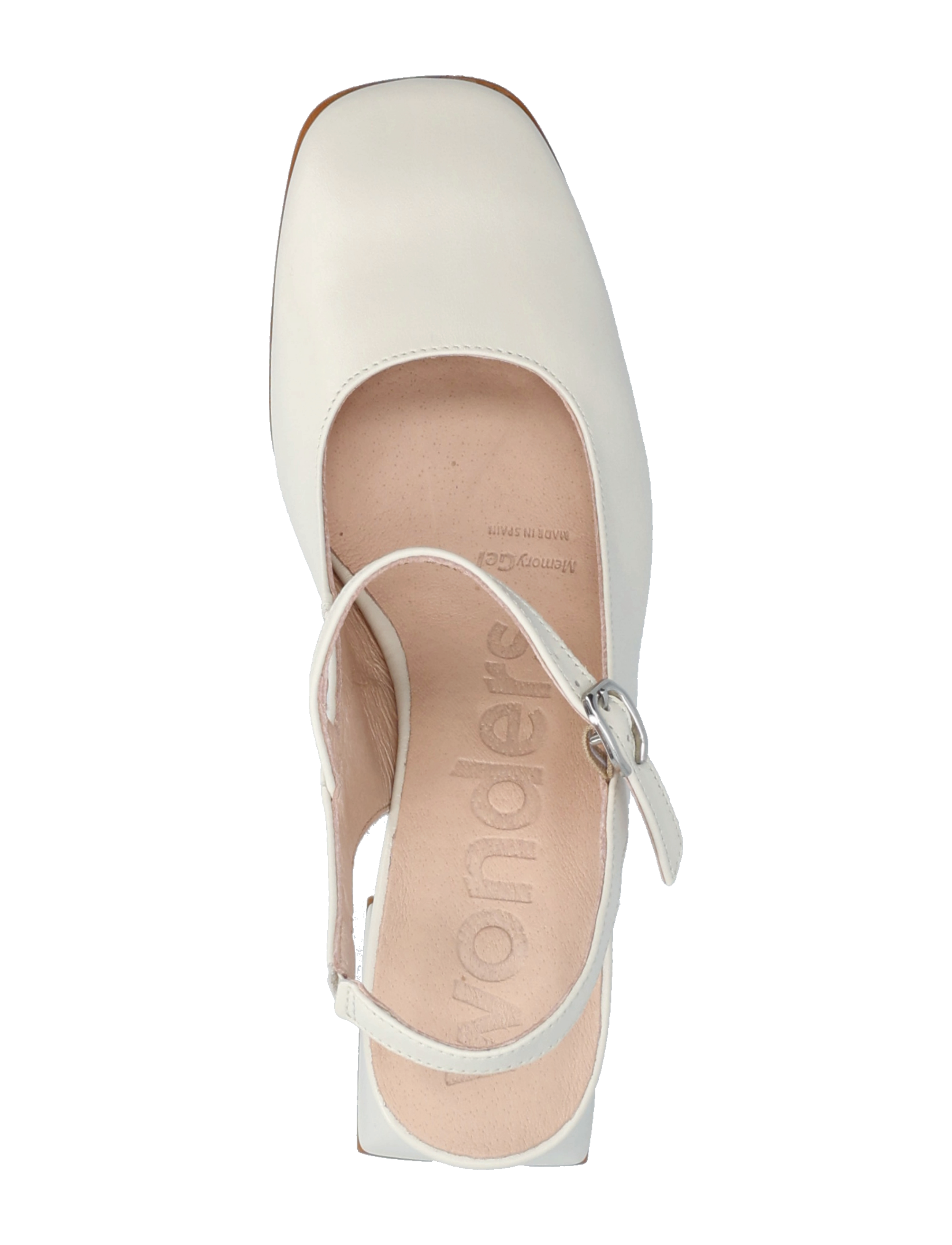 Wonders - Jane - högklackade slingbacks - off - 3