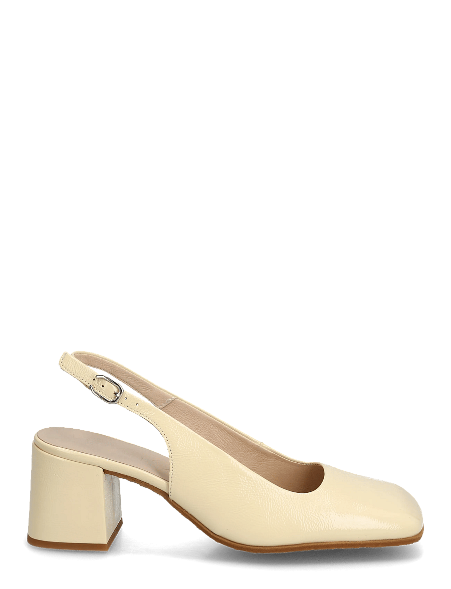 Wonders - ANILA 01 - augstpapēžu slingbacks - vanila - 1