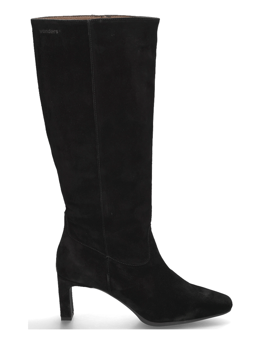 Wonders - VITA 03 - langskaftede støvler - charme negro - 2