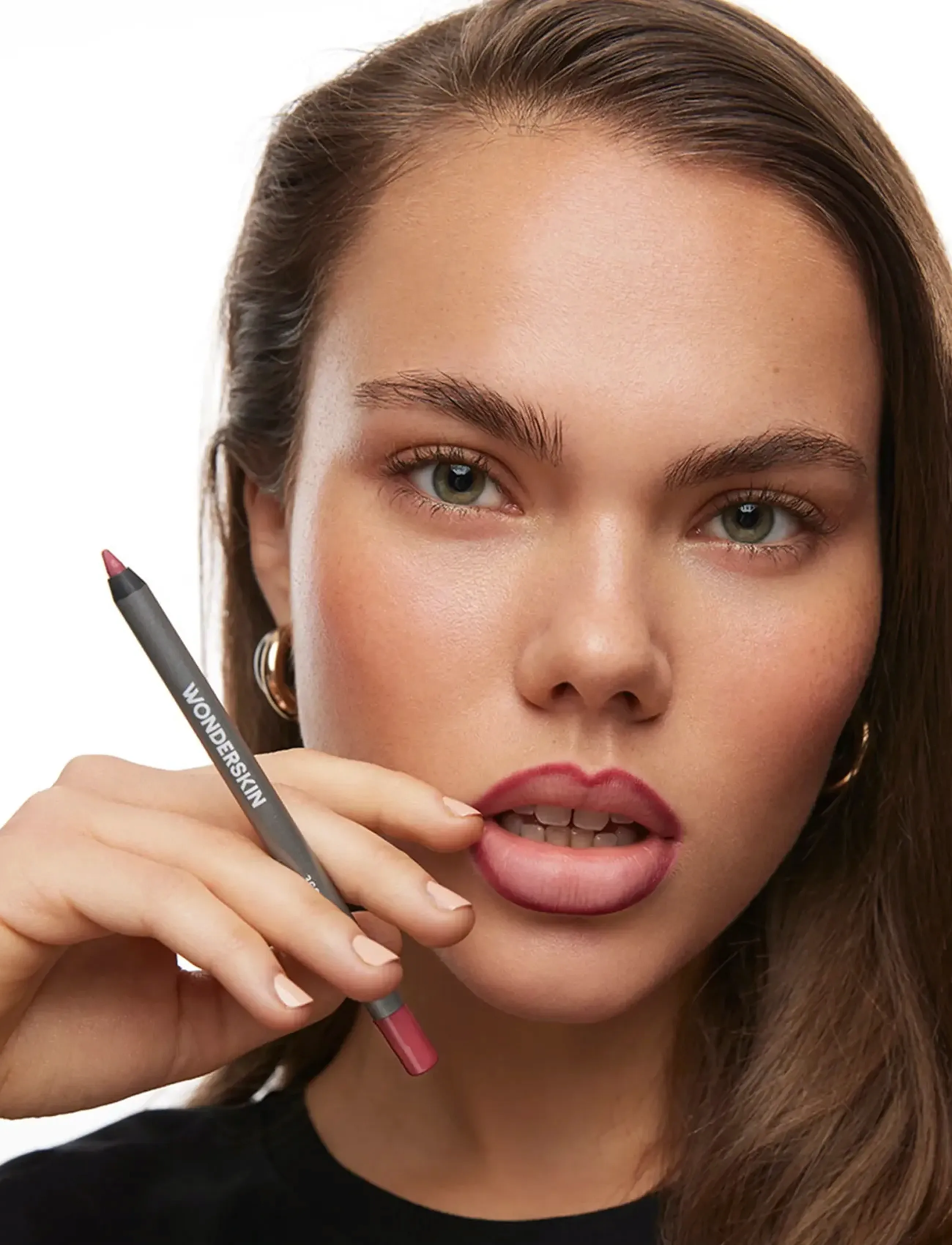Wonderskin - 360 Contour Lip Liner - lip stain - ruby - 2