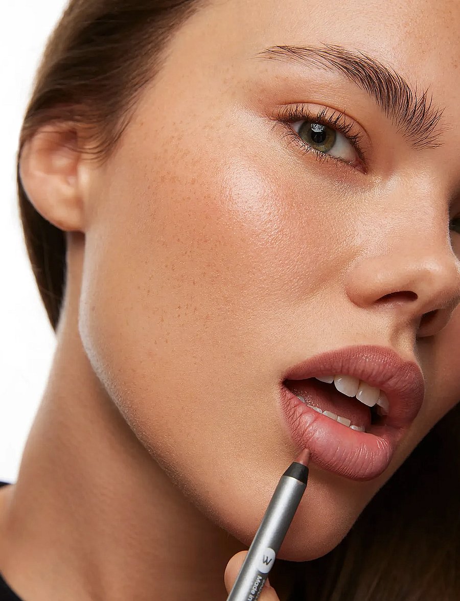 Wonderskin - 360 Contour Lip Liner - lip stain - saddle - 2