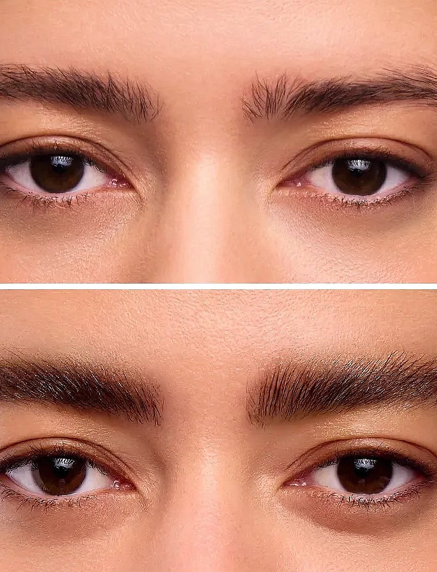 Wonderskin - Wonder Blading Brow Stain & Go Masque - Ögon & bryn - dark brunette - 0