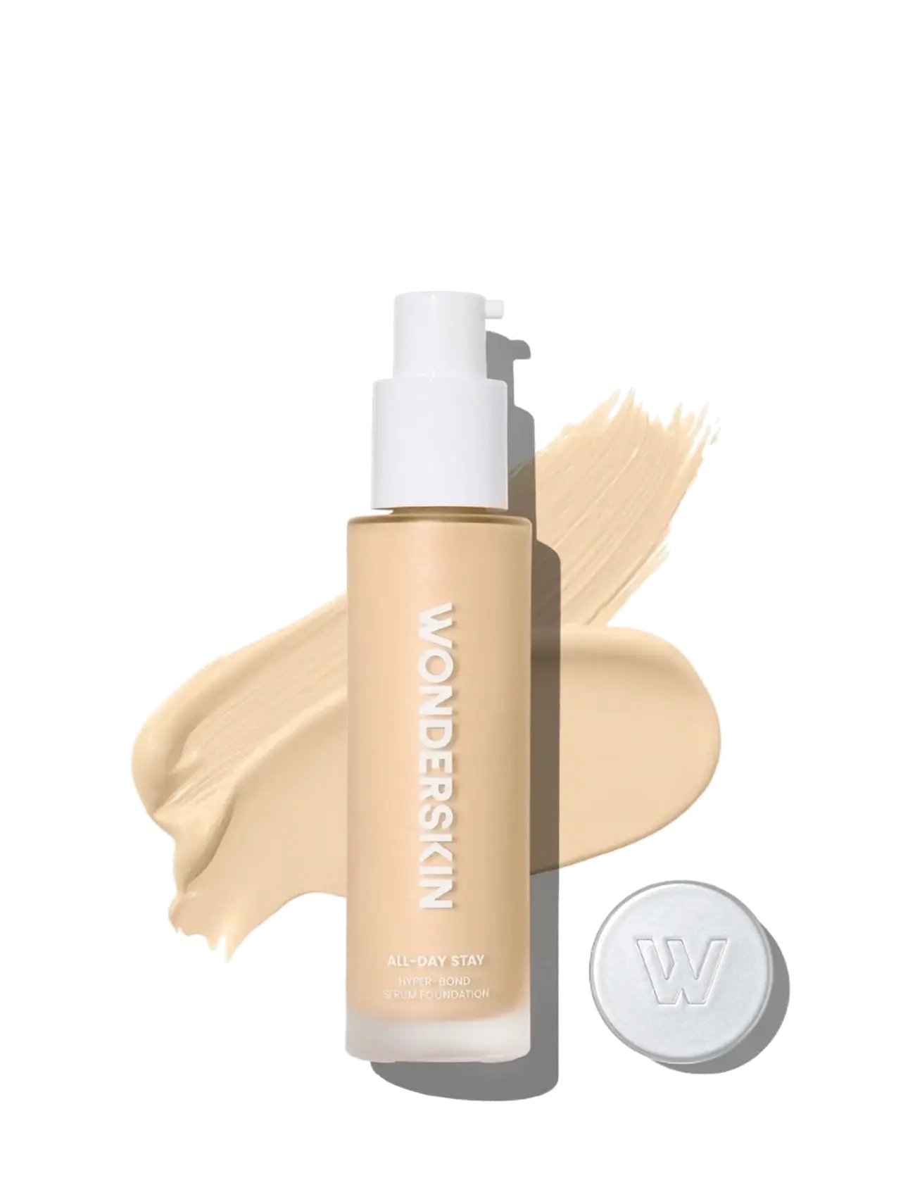 Wonderskin Hyper Bond All-Day Stay Serum Foundation - Ansikte - HALO / natural
