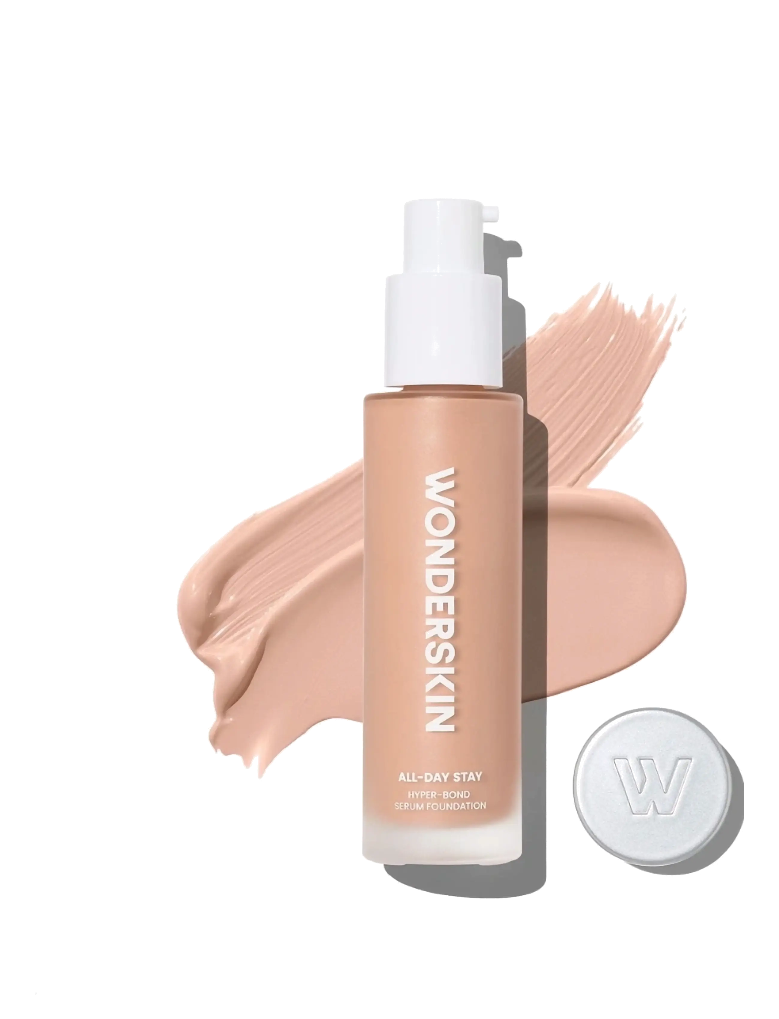 Wonderskin Hyper Bond All-Day Stay Serum Foundation - Ansikte - NOVA / natural
