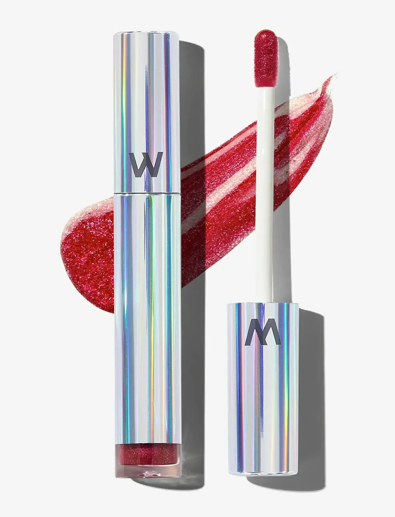 Wonderskin - Wonder Blading Top Gloss - smink - red glitter - 1