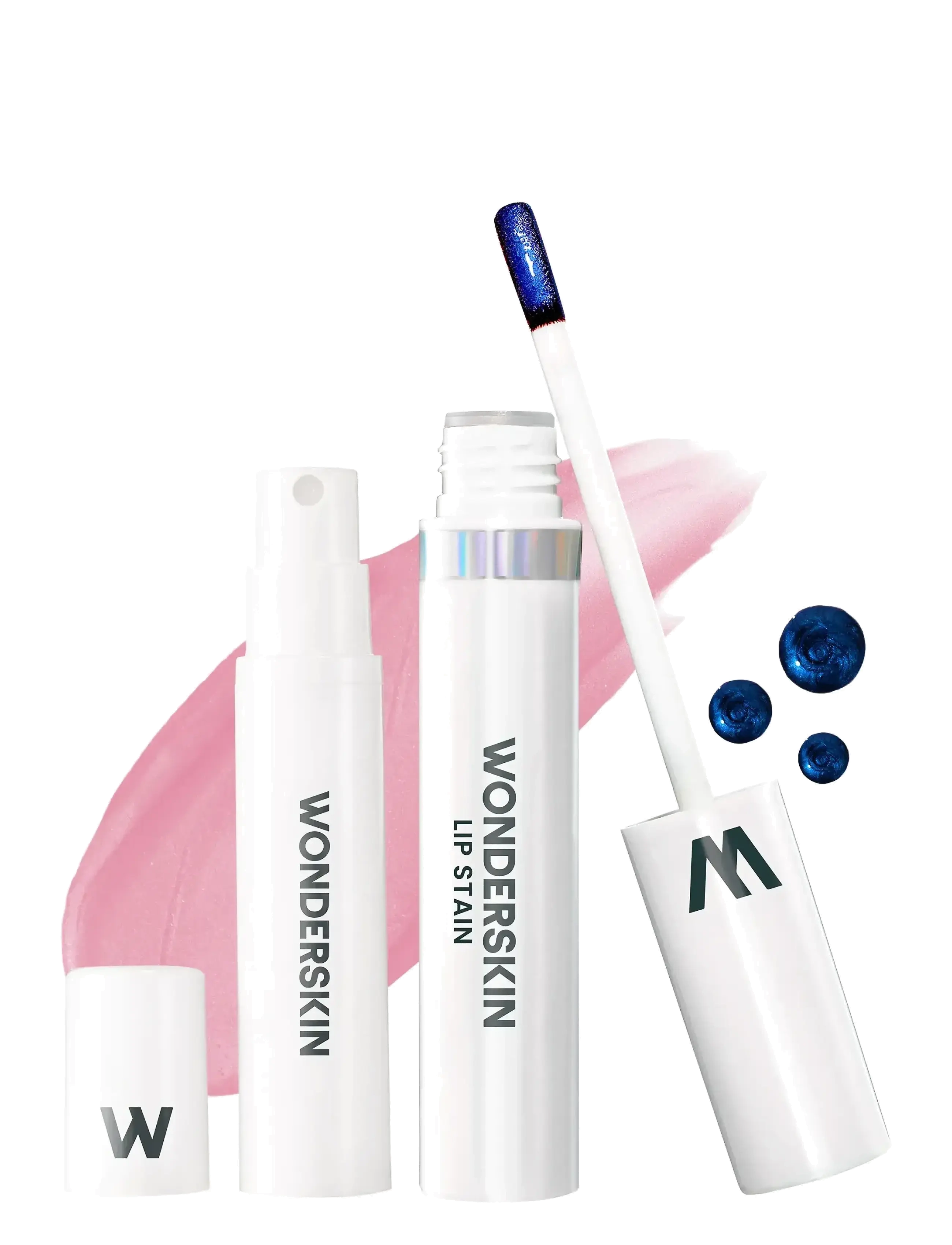 Wonderskin Wonder Blading Lip Stain Kit - Läppar - BEAUTIFUL / pink/rose