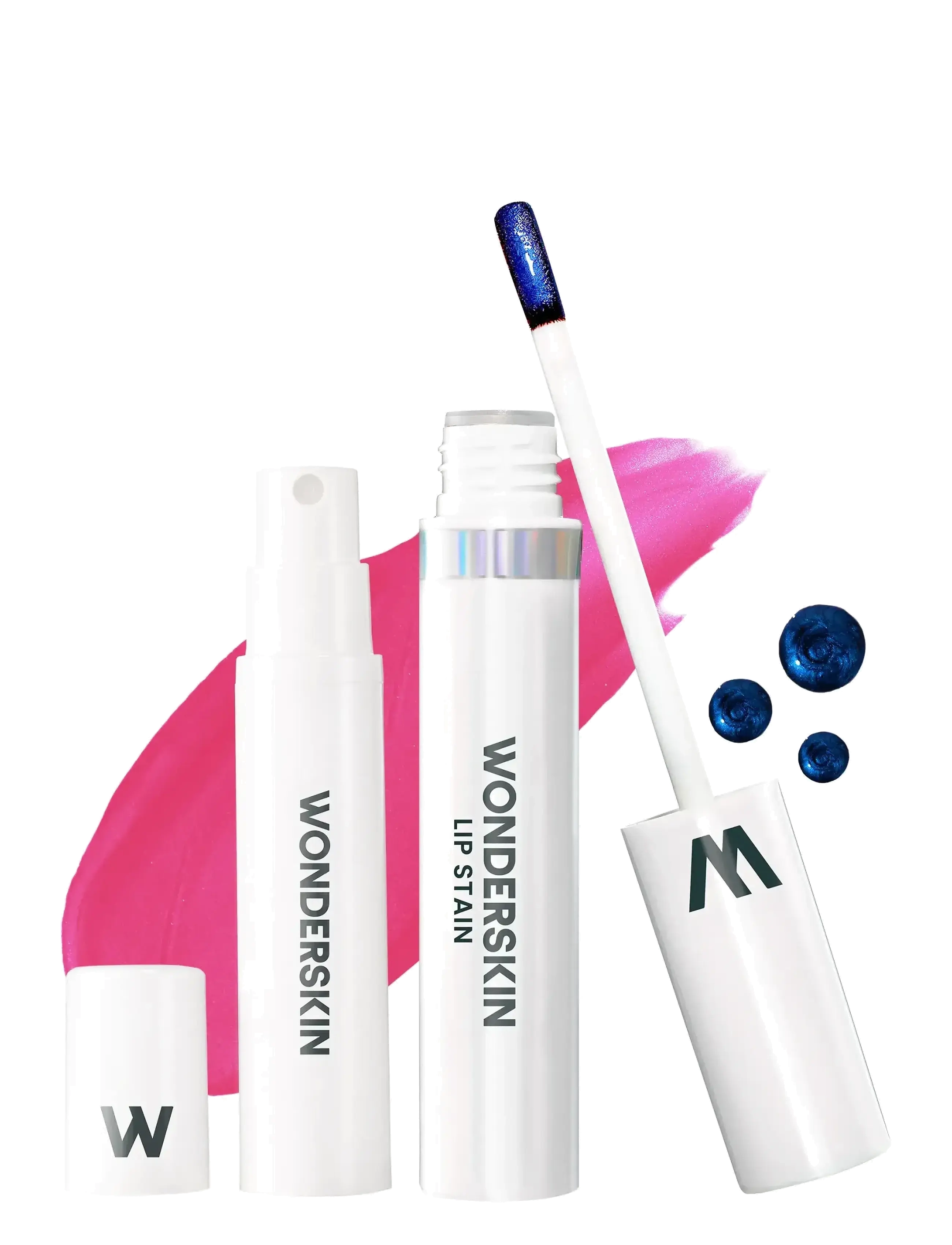 Wonderskin Wonder Blading Lip Stain Kit - Sminke - NEON ROSE / pink/rose