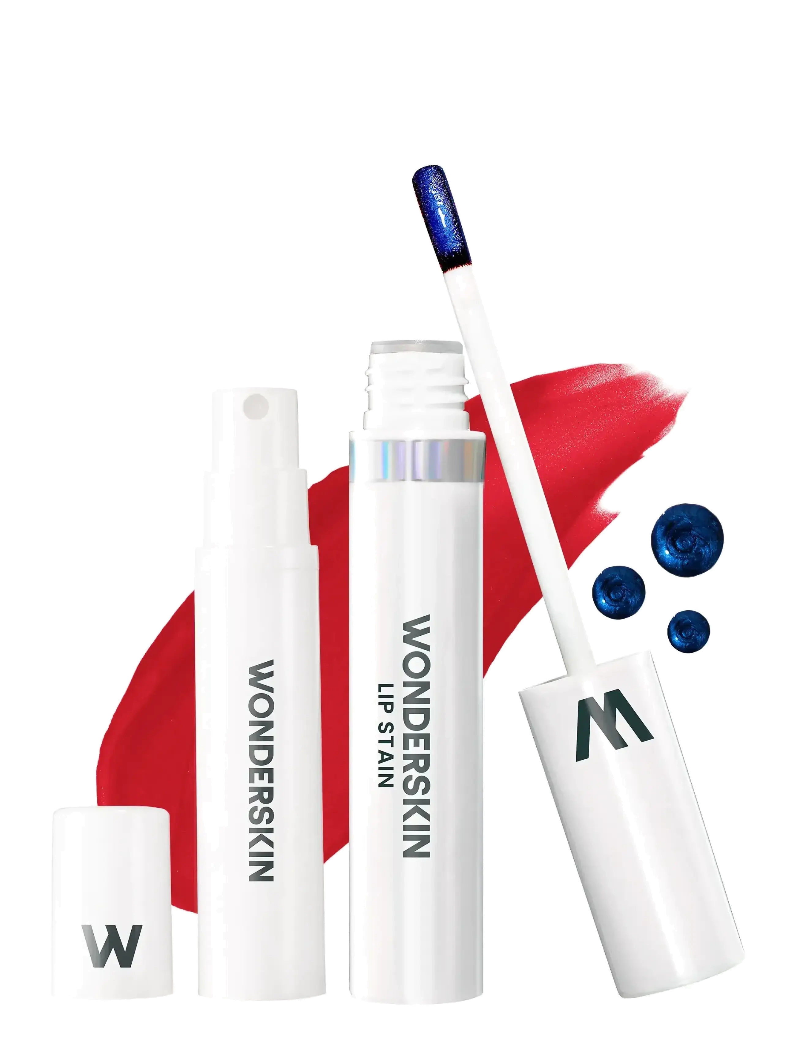 Wonderskin Wonder Blading Lip Stain Kit - Sminke - PLAYFUL / red