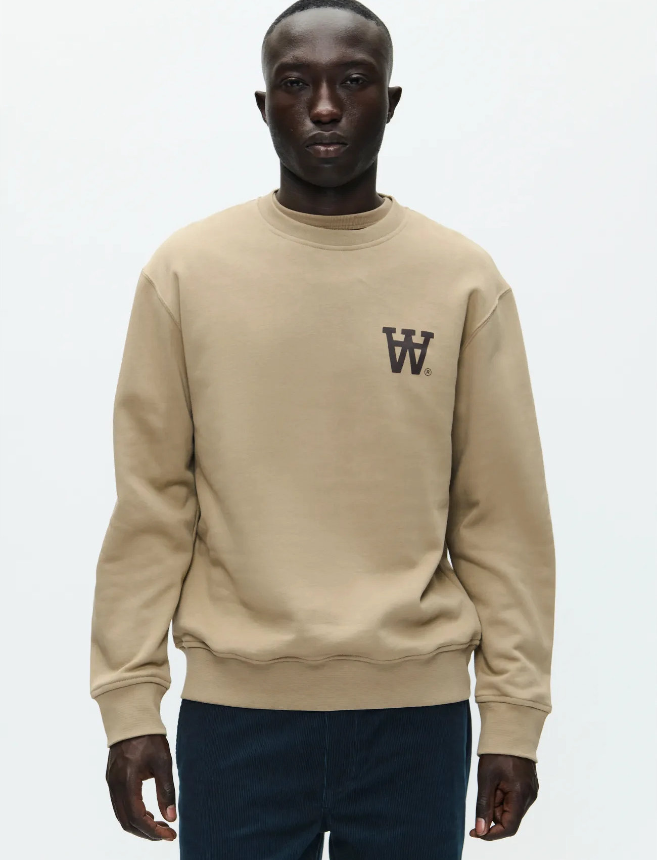WOOD WOOD Wwnoel Aa Chest Print Sweatshirt - - S 2