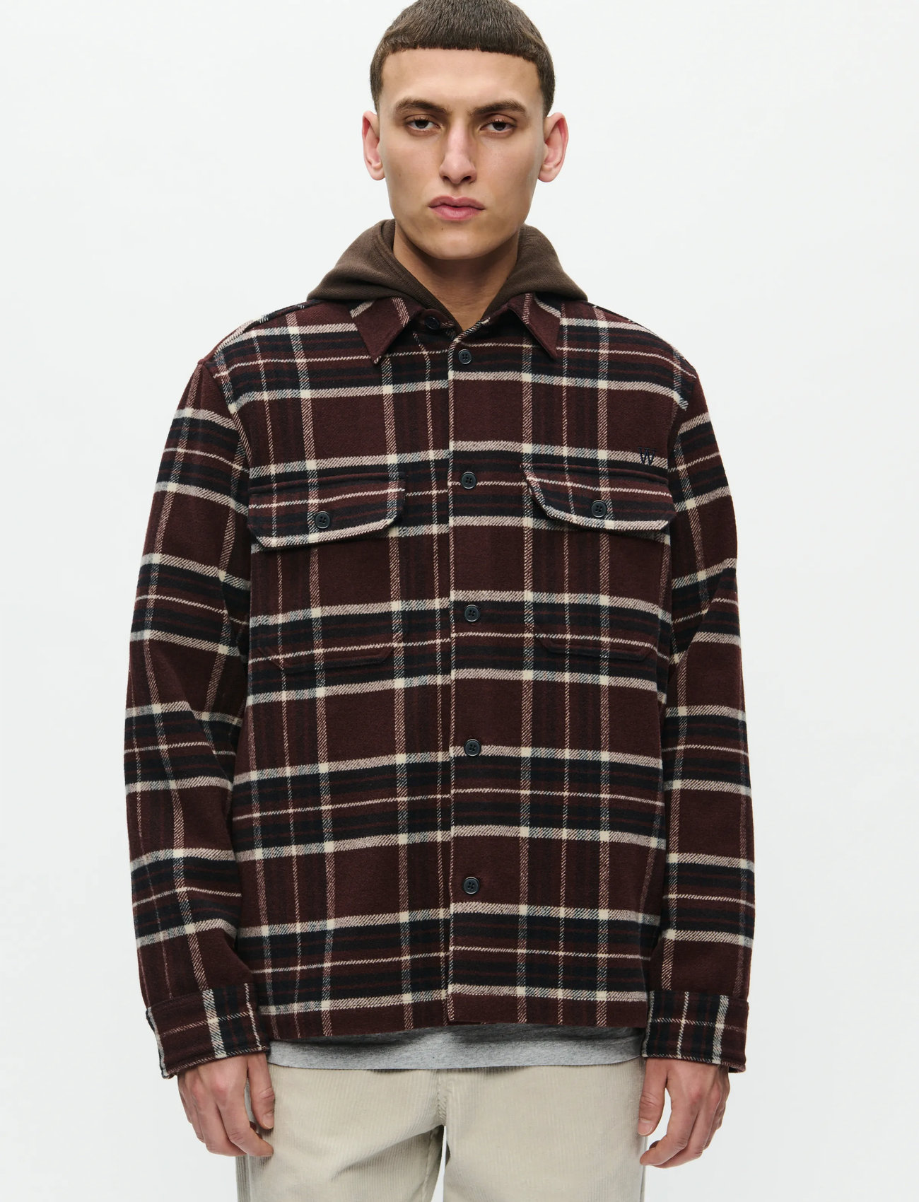 WOOD WOOD Wwclay Overshirt 25213 - - S 1