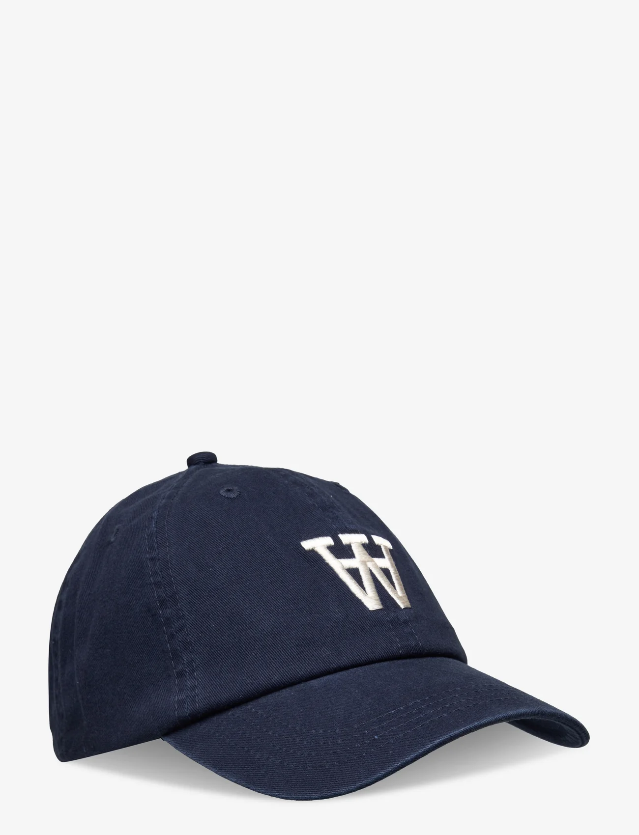 Double A by Wood Wood - Eli embroidery cap - kappen - navy - 0