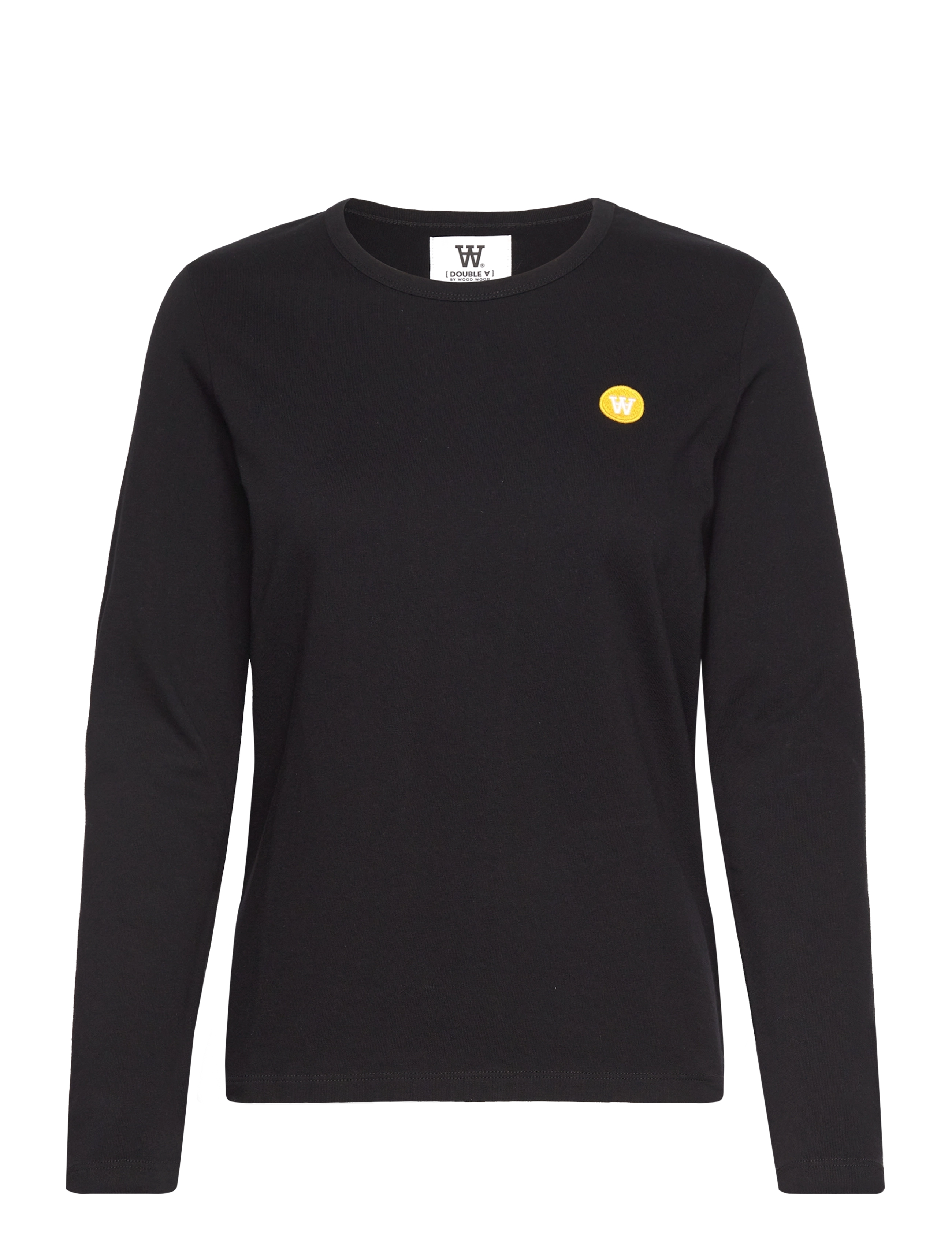 WOOD WOOD Moa long sleeve GOTS - Wood Wood Double A - BLACK / black